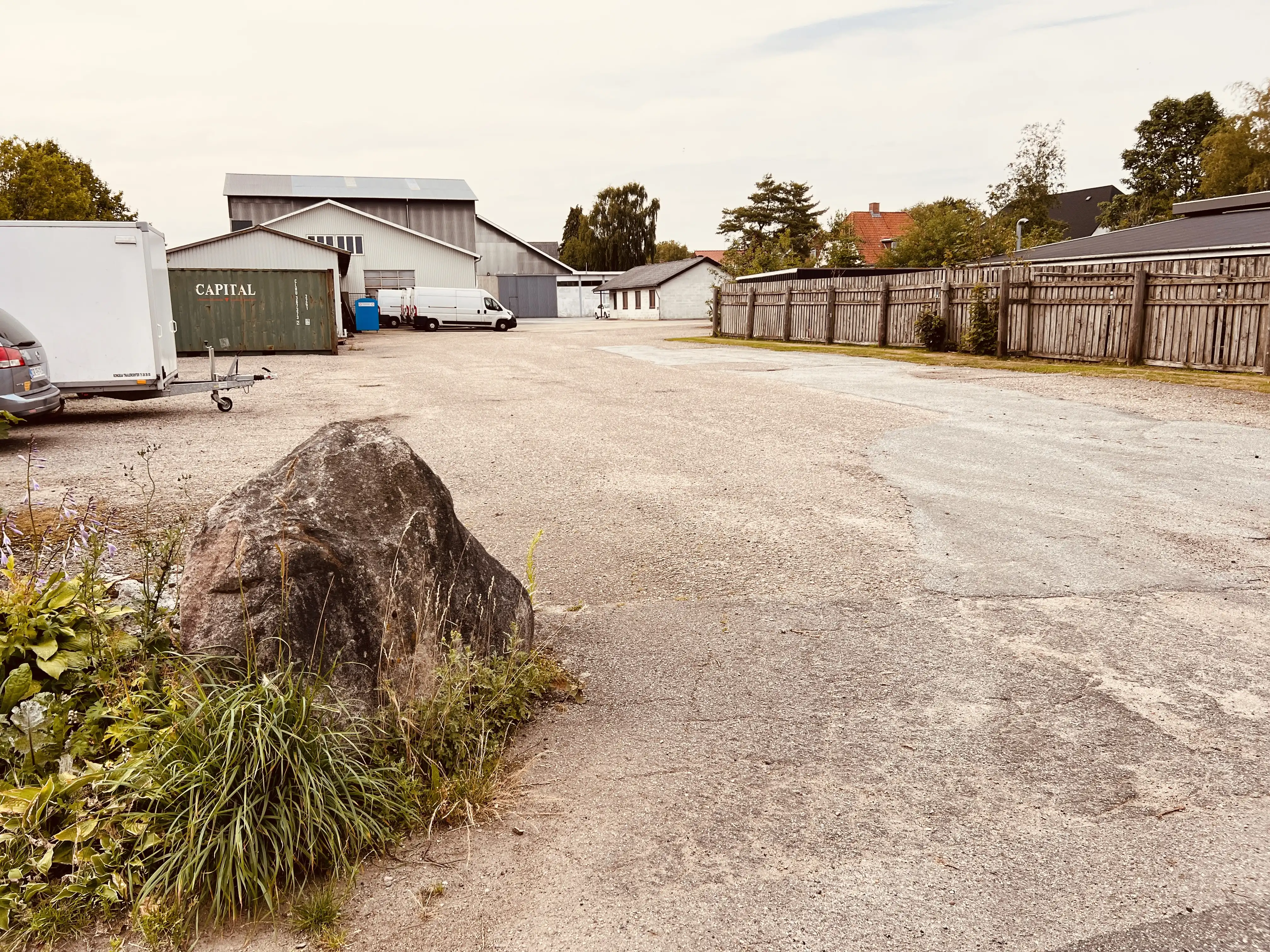 Billede af Brændstrup Station - Station er nedrevet, men Brændstrup Station har ligget her.