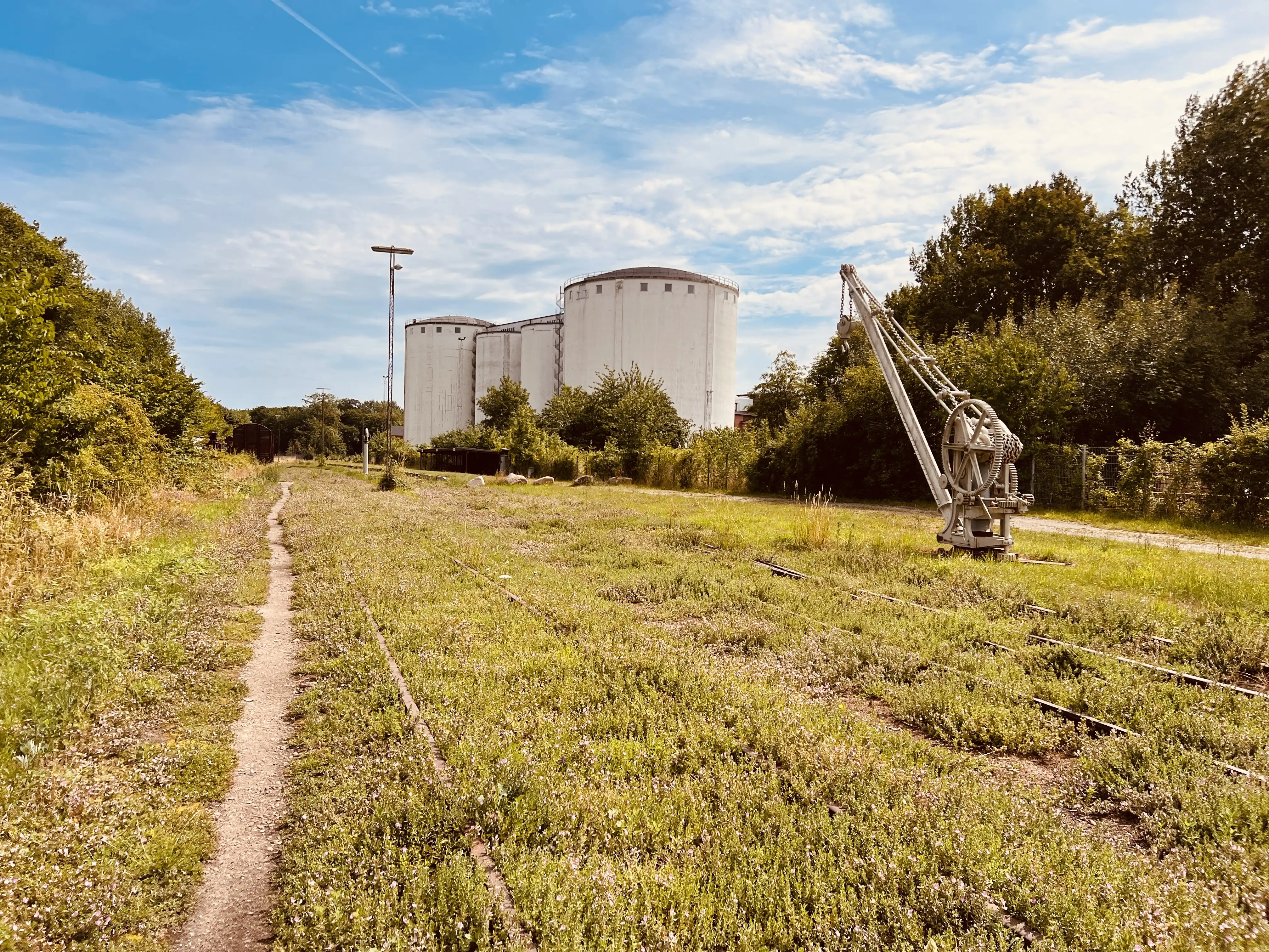 Billede af den gamle kran ved Gørlev Station. Billede af den gamle kran ved Gørlev Station.