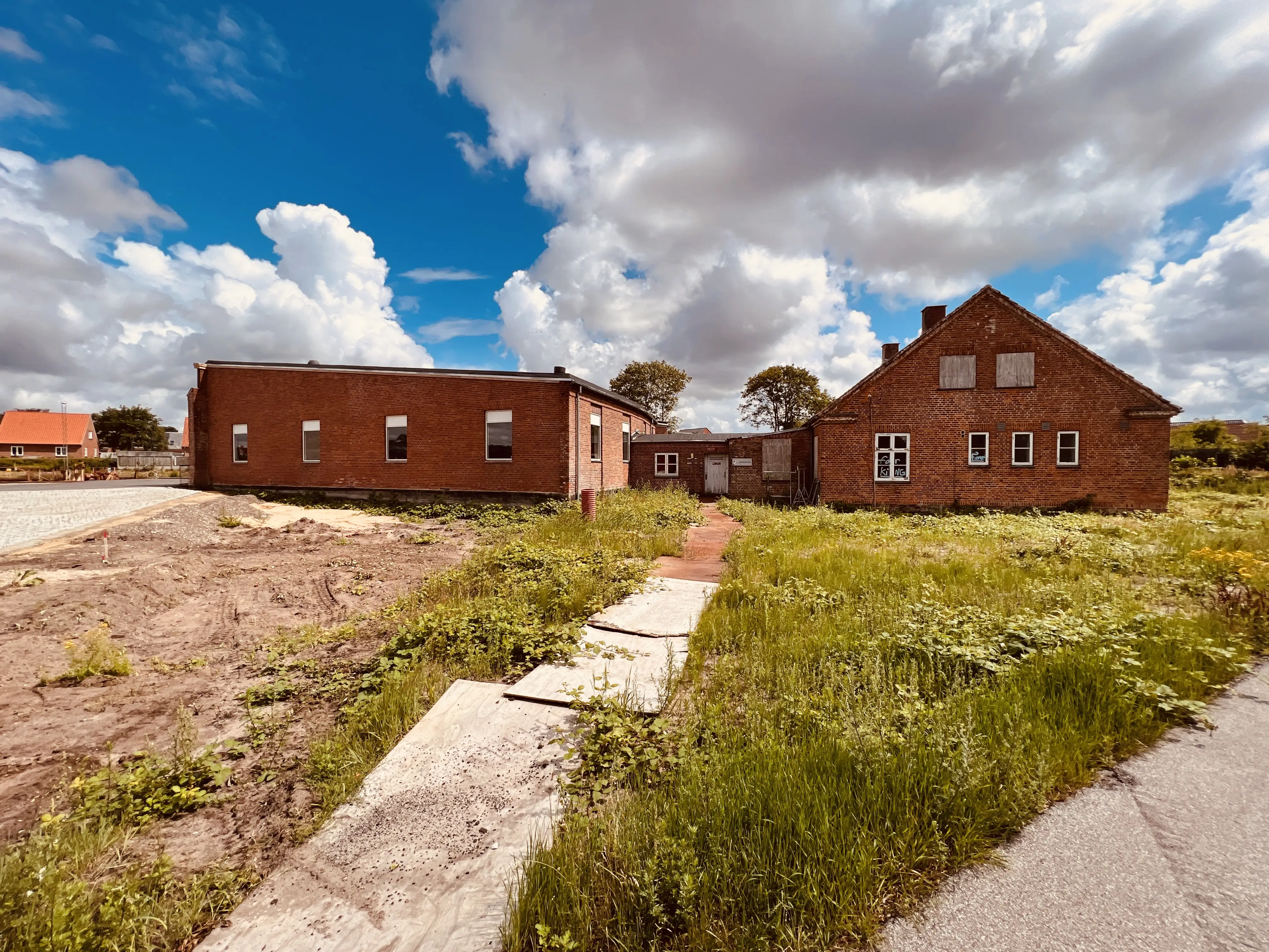 Billede af Skjern Stations remise. Billede af Skjern Stations remise.