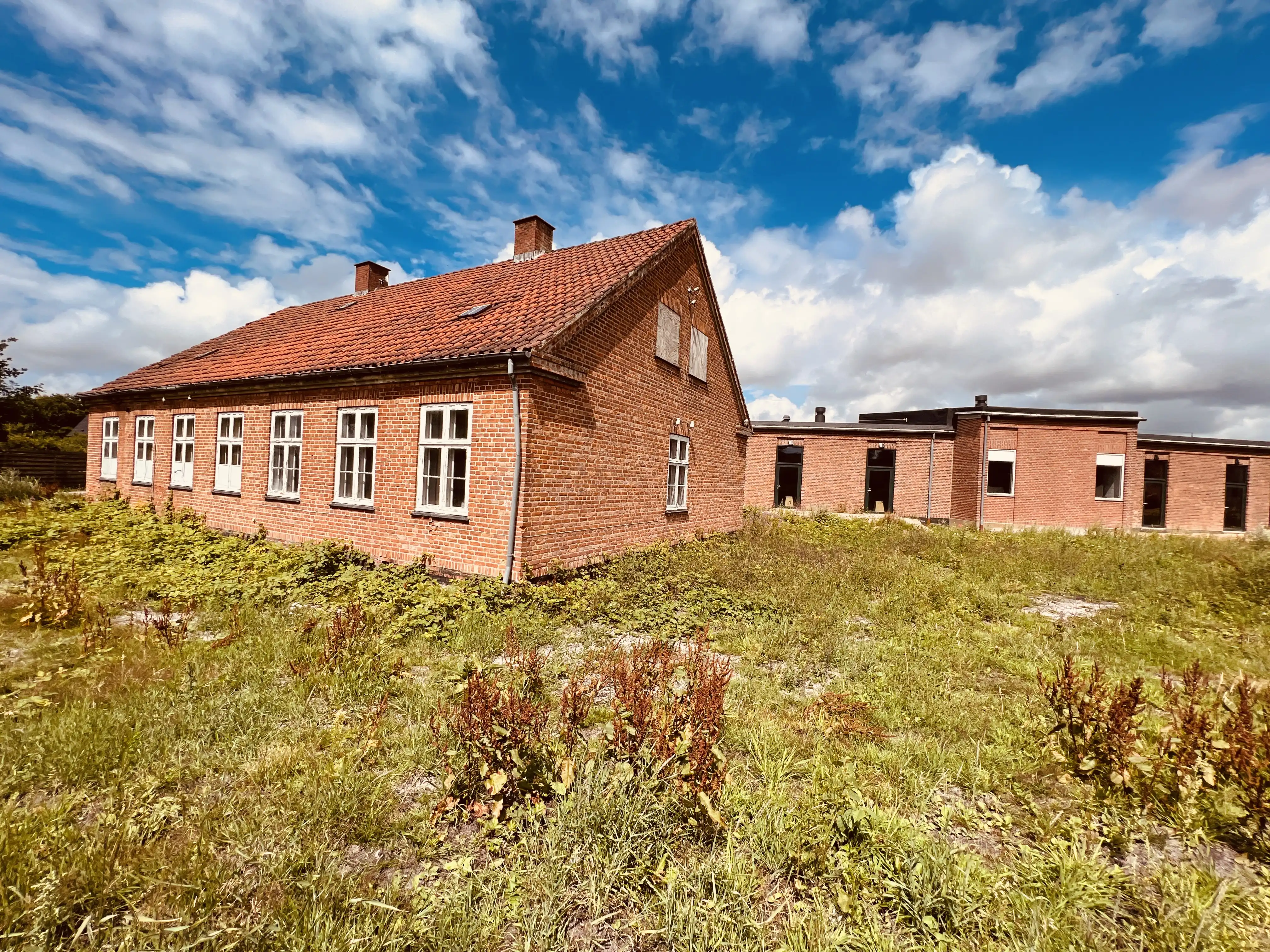 Billede af Skjern Stations remise. Billede af Skjern Stations remise.