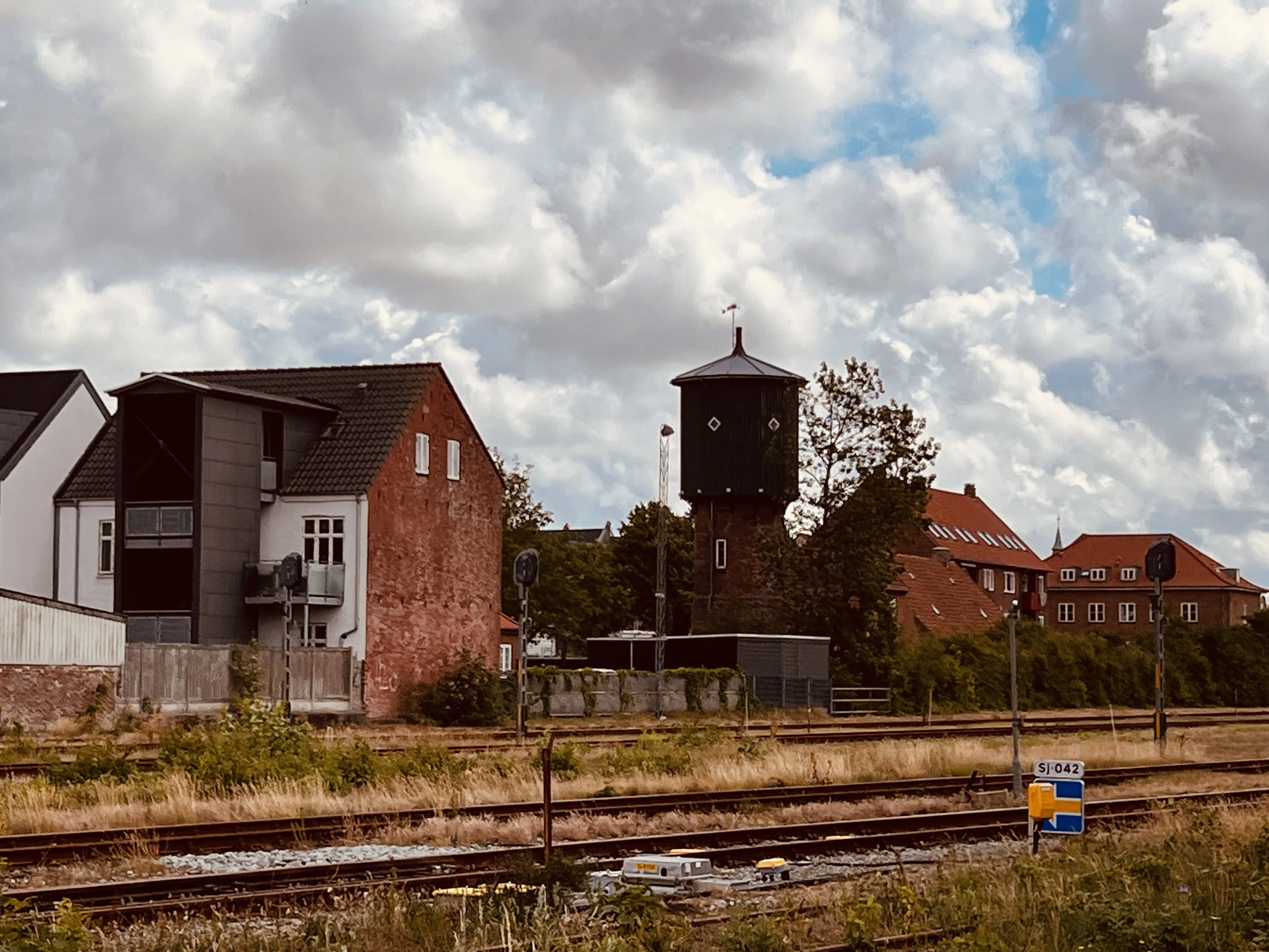 Billede af Skjern Stations vandtårn. Billede af Skjern Stations vandtårn.