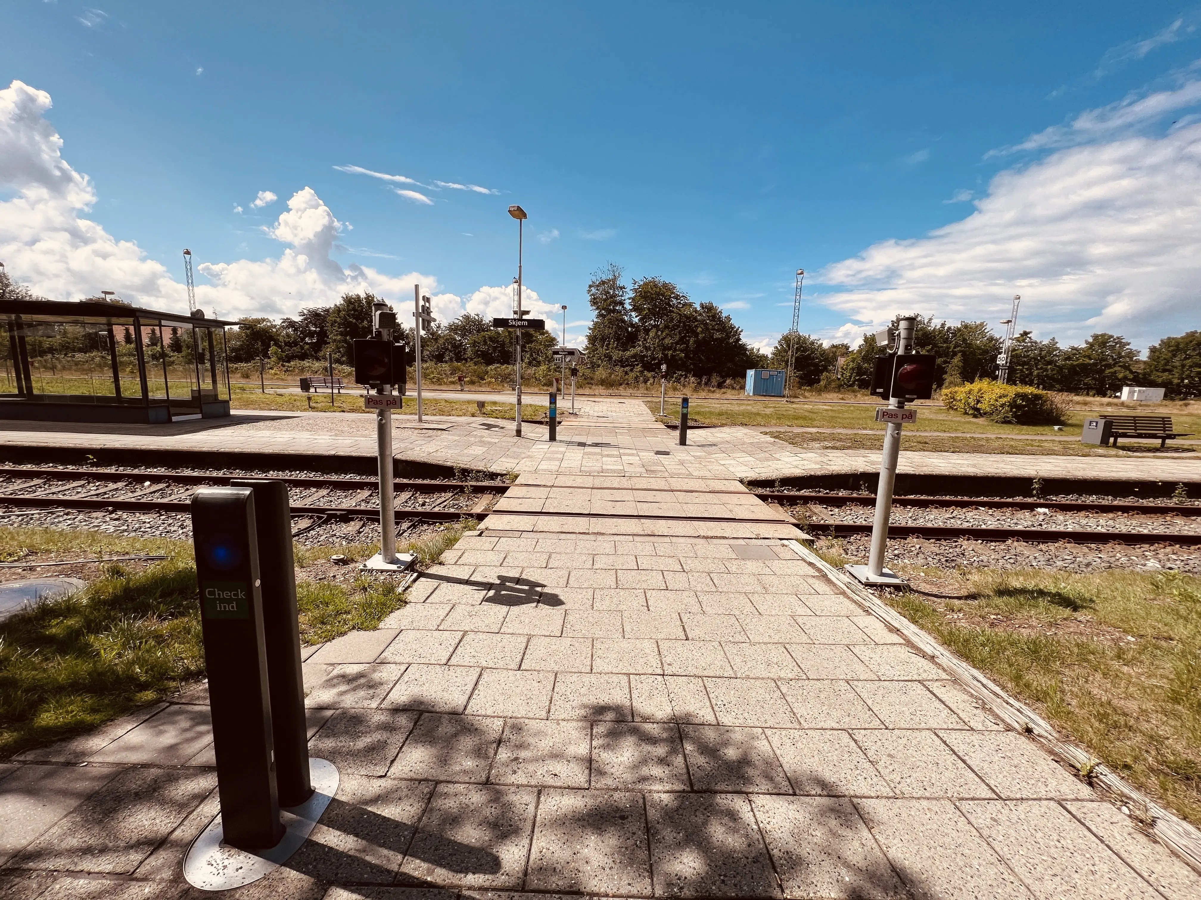 Billede af Skjern Station. Billede af Skjern Station.