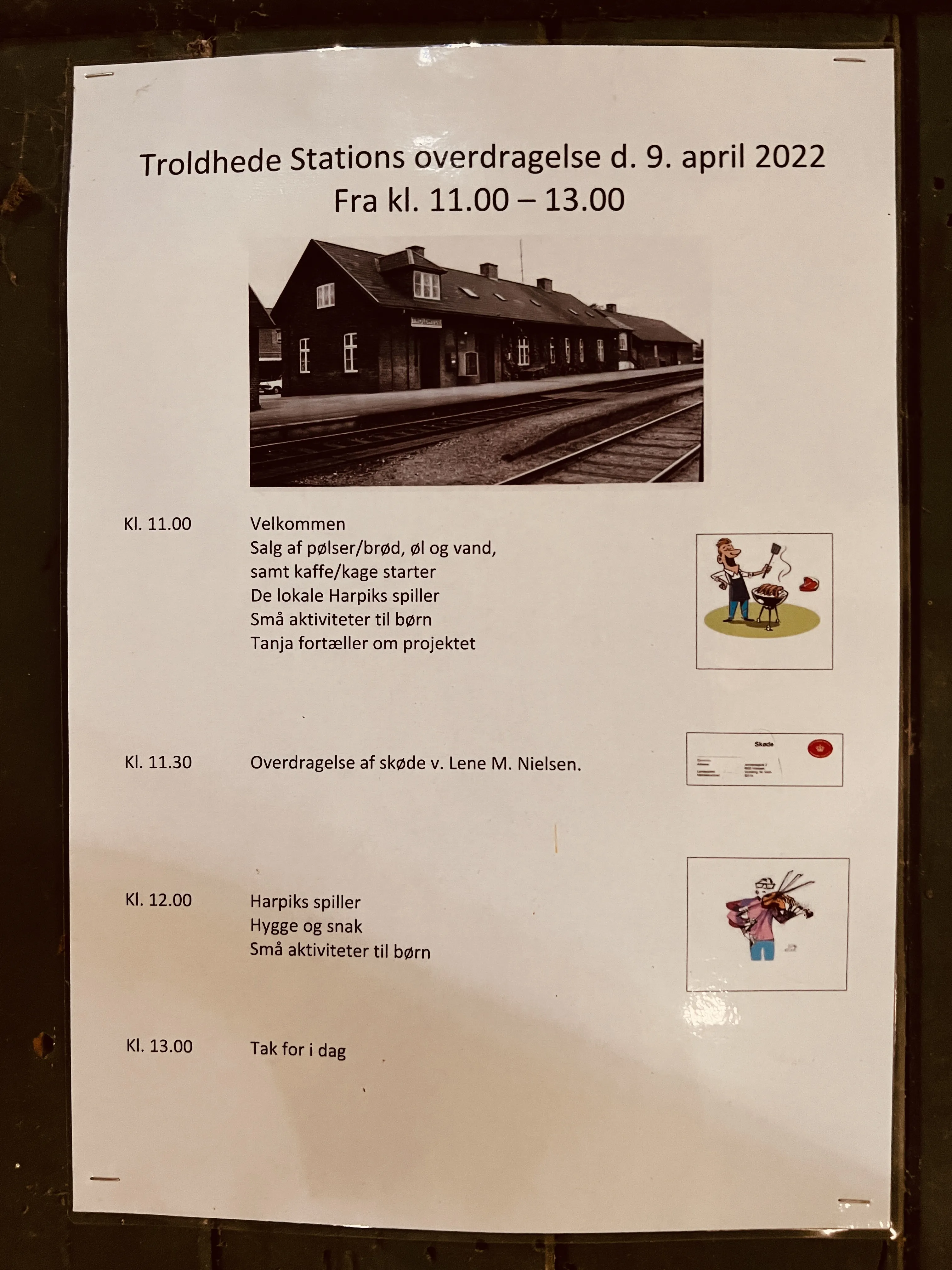 Den 9. april 2022 kl. 11:30 fik en lokal beboerforening i Troldhede overrakt skødet af Troldhede Station. Der arbejdets på at skaffe 5,3 millioner kr. til at lave stationen om til et multikulturhus.