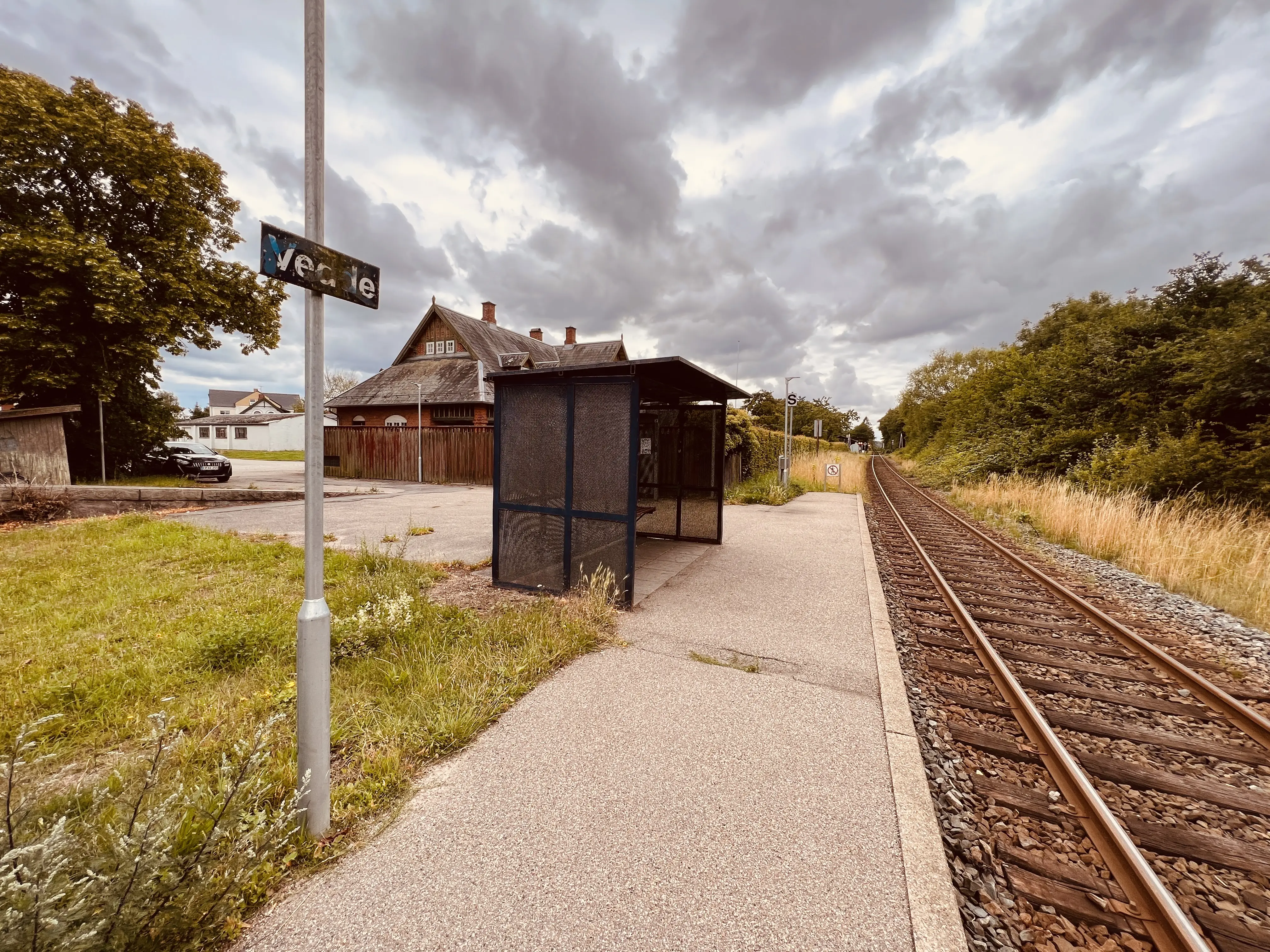 Billede af Vedde Trinbræt. Billede af Vedde Trinbræt.