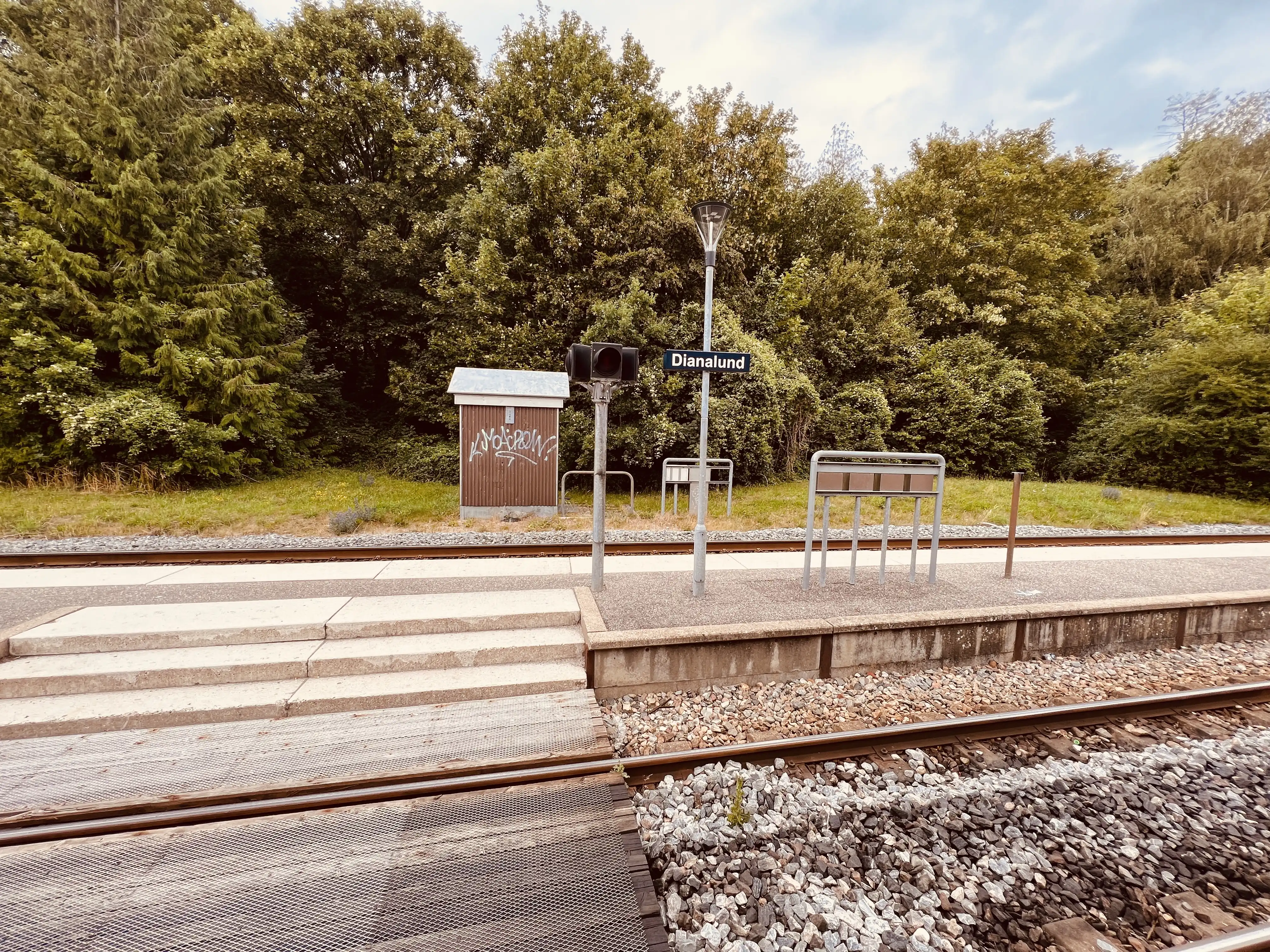 Billede af Dianalund Trinbræt. Billede af Dianalund Trinbræt.