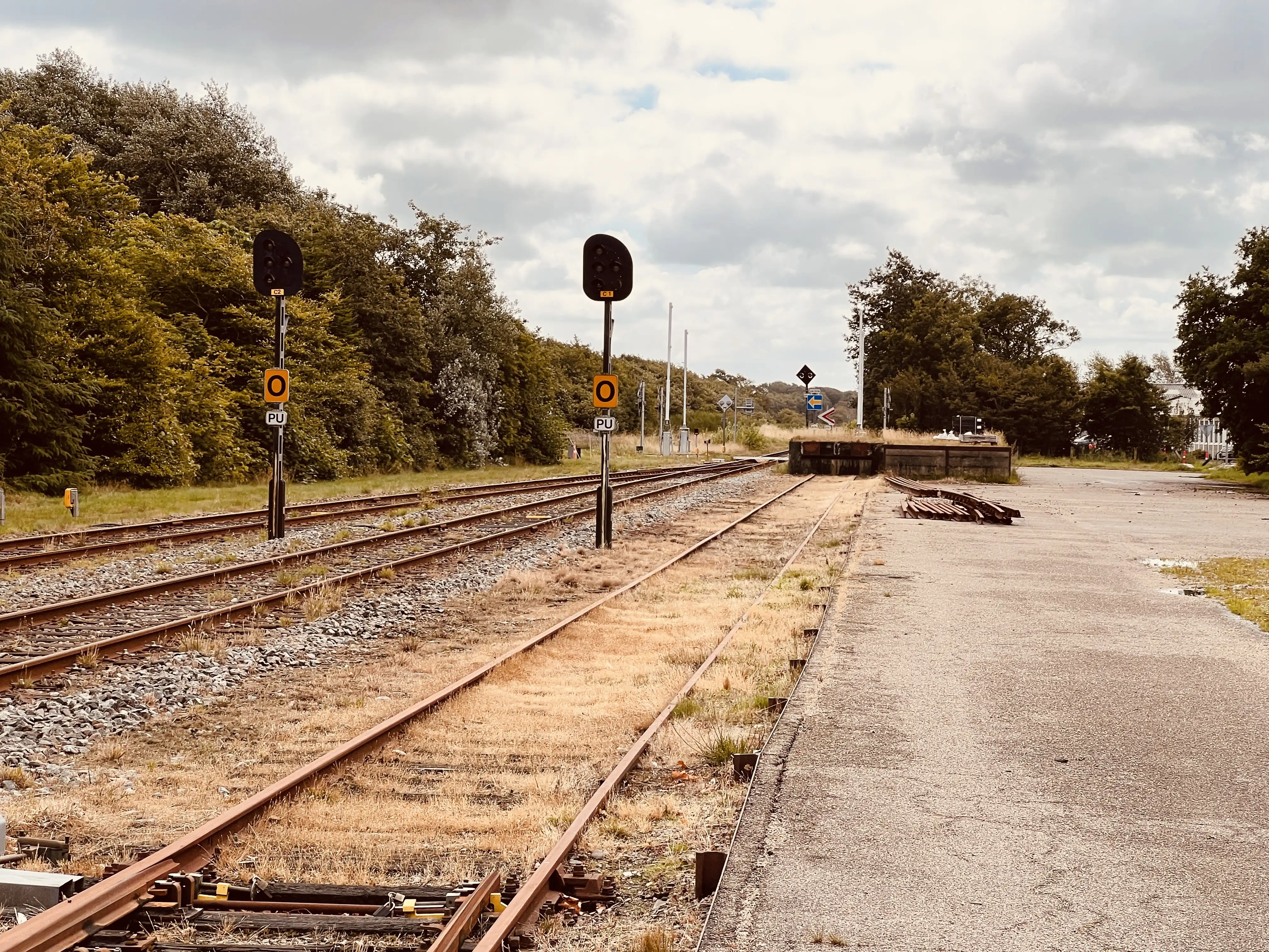 Billede af Lem Stations læsserampe. Billede af Lem Stations læsserampe.