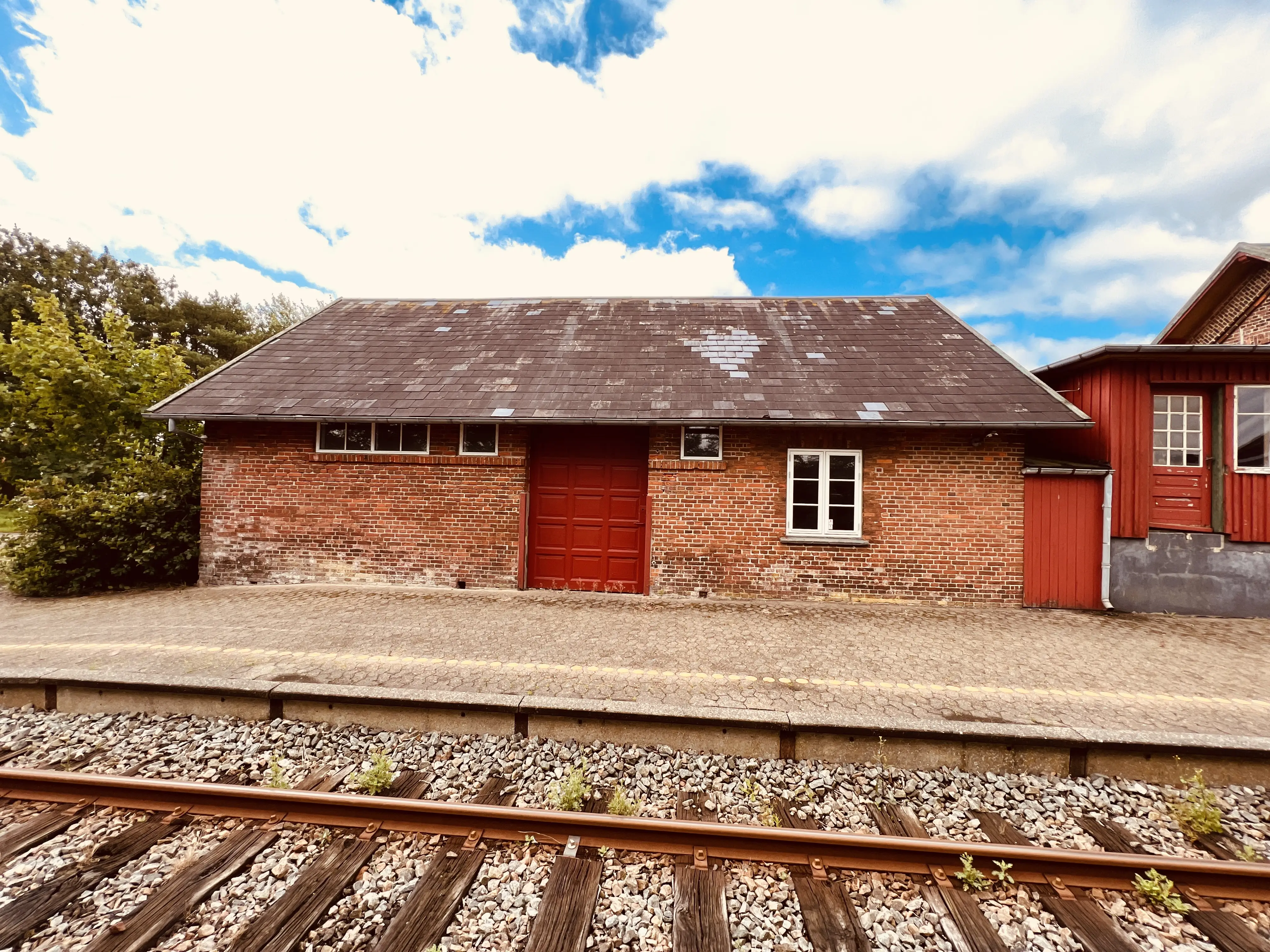 Billede af Lem Stations varehus. Billede af Lem Stations varehus.