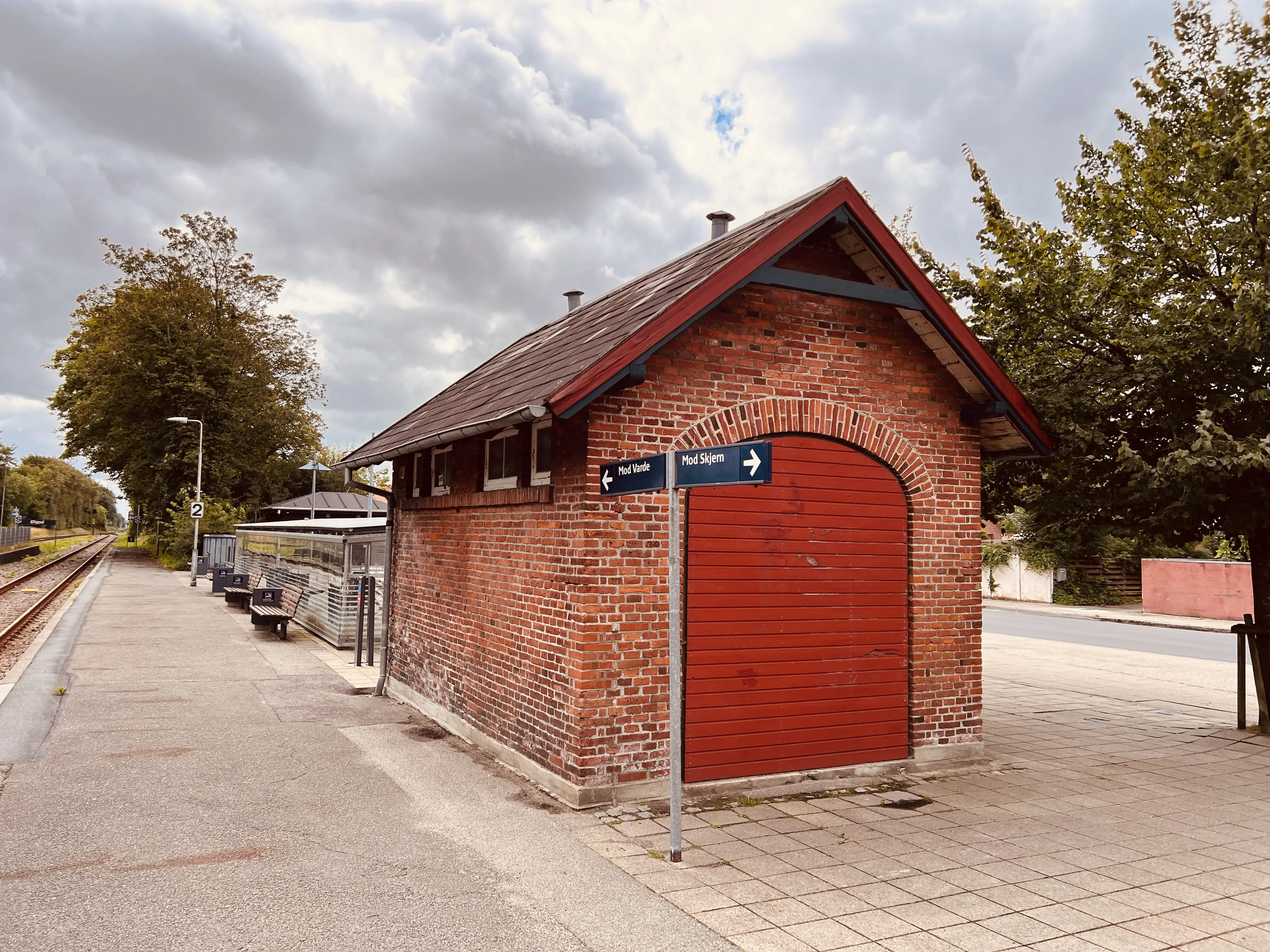 Billede af Ølgod Stations retirade.