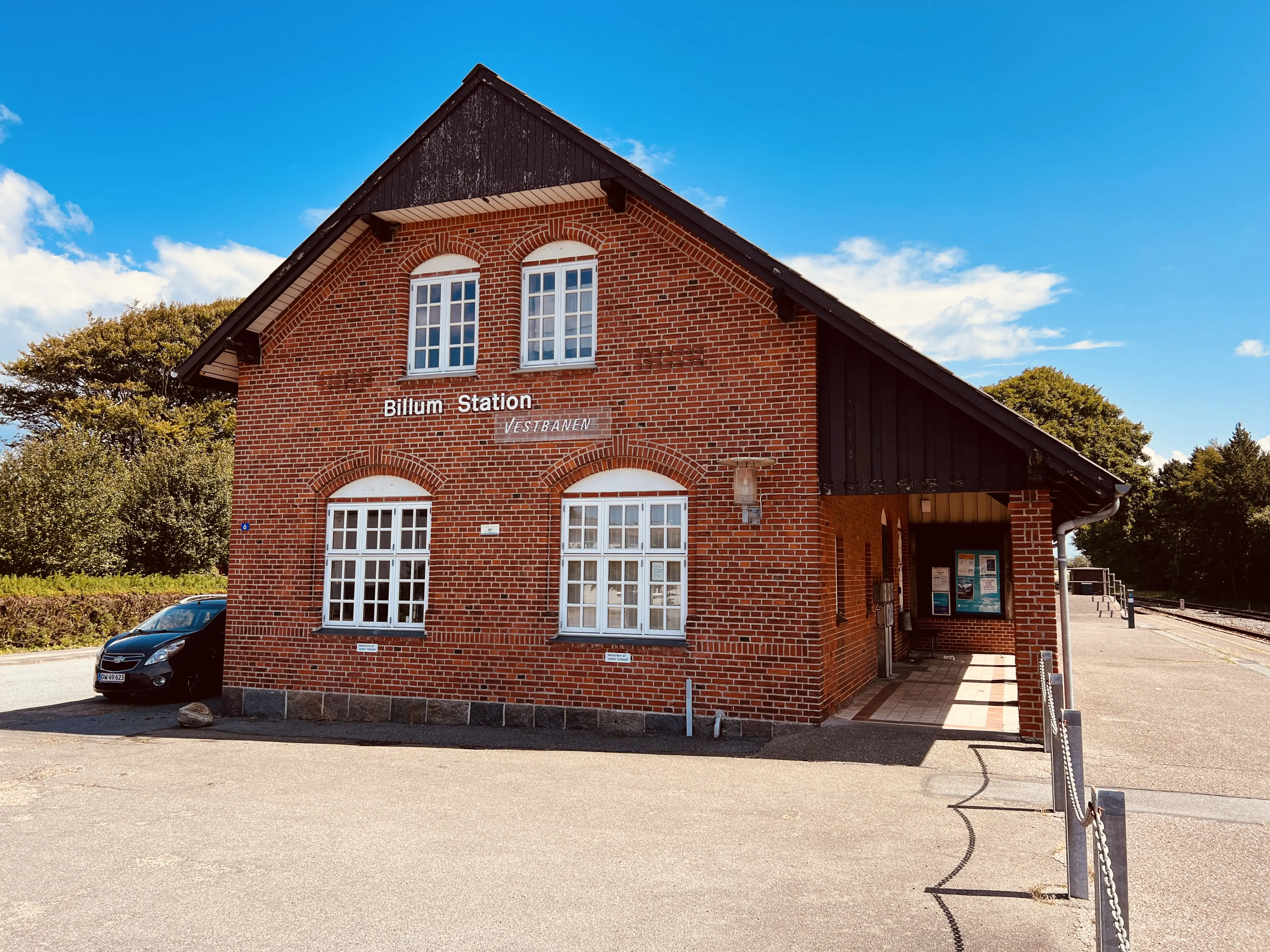 Billede af Billum Station.
