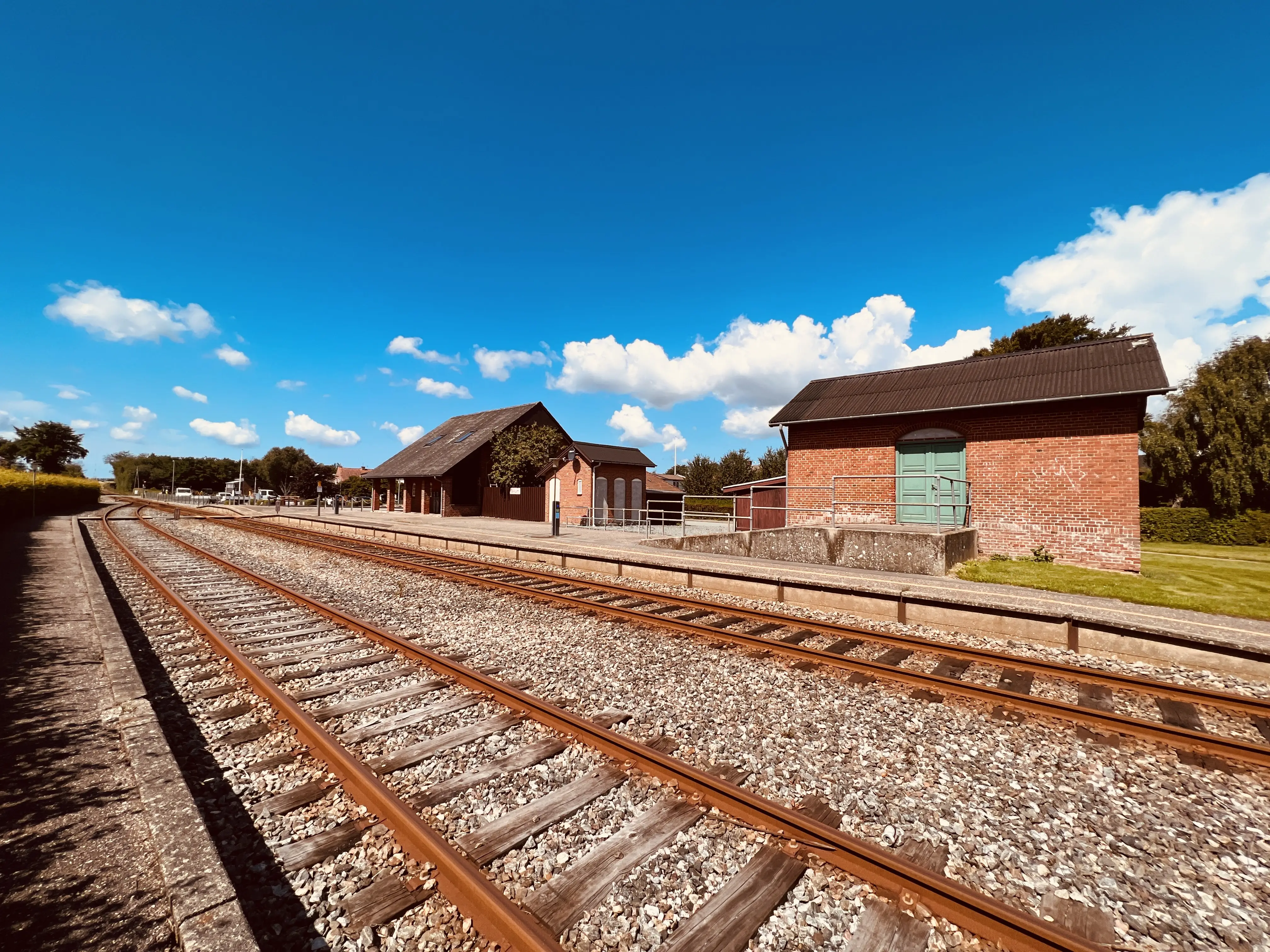 Billede af Billum Stations varehus.