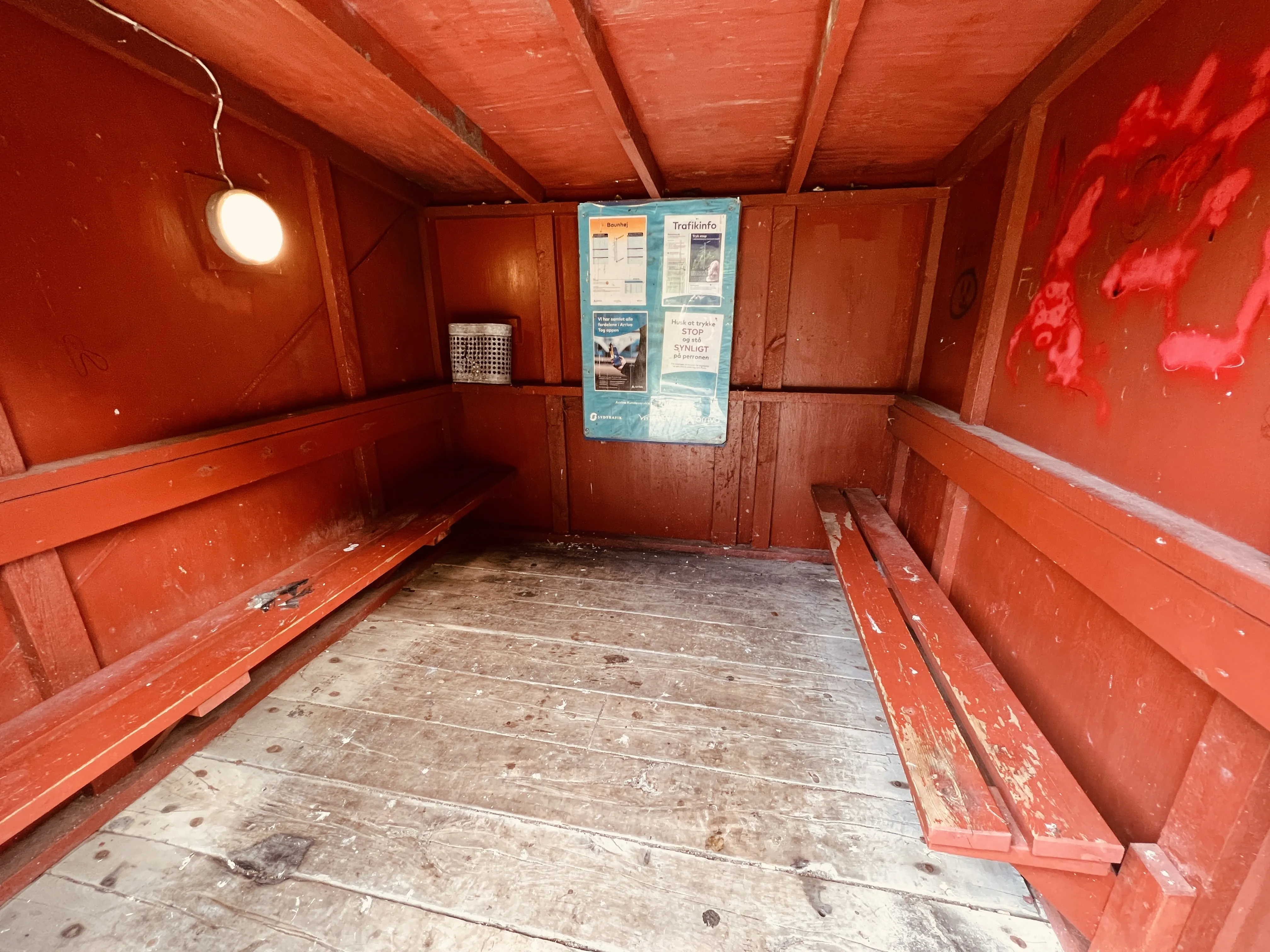 Billede af Baunhøj Trinbræt. Billede af Baunhøj Trinbræt.