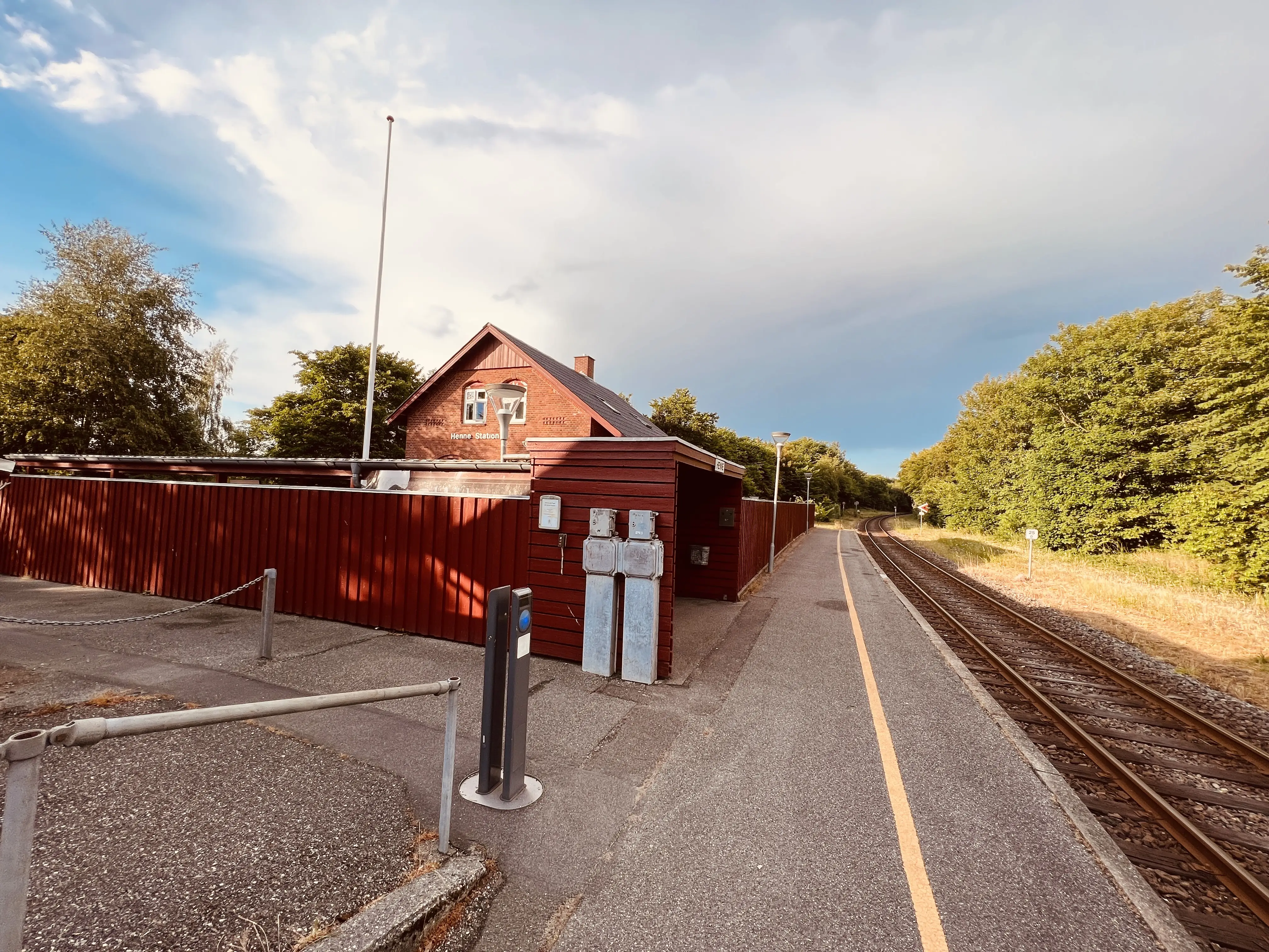 Billede af Henne Station.