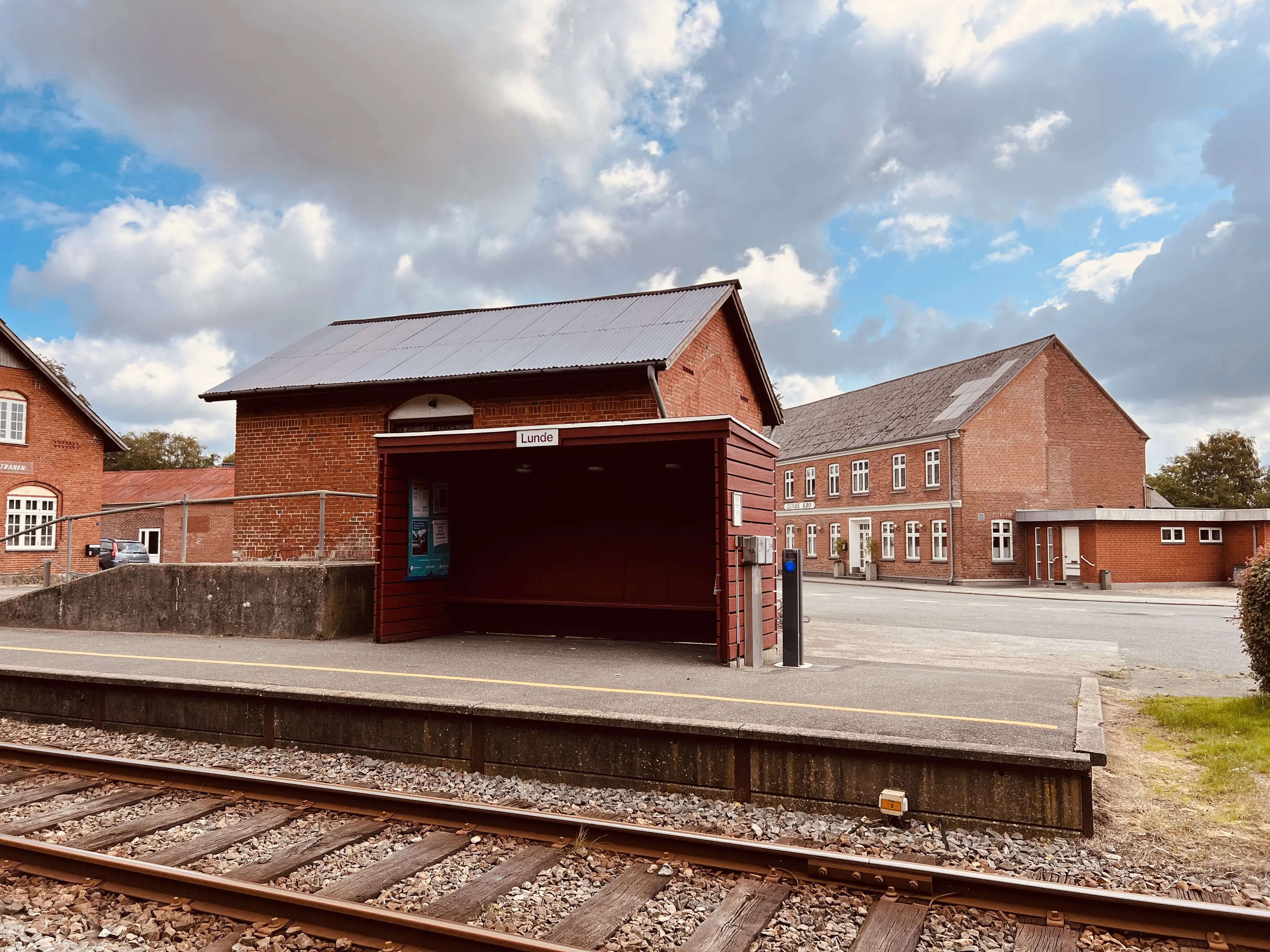 Billede af Lunde J Stations varehus.