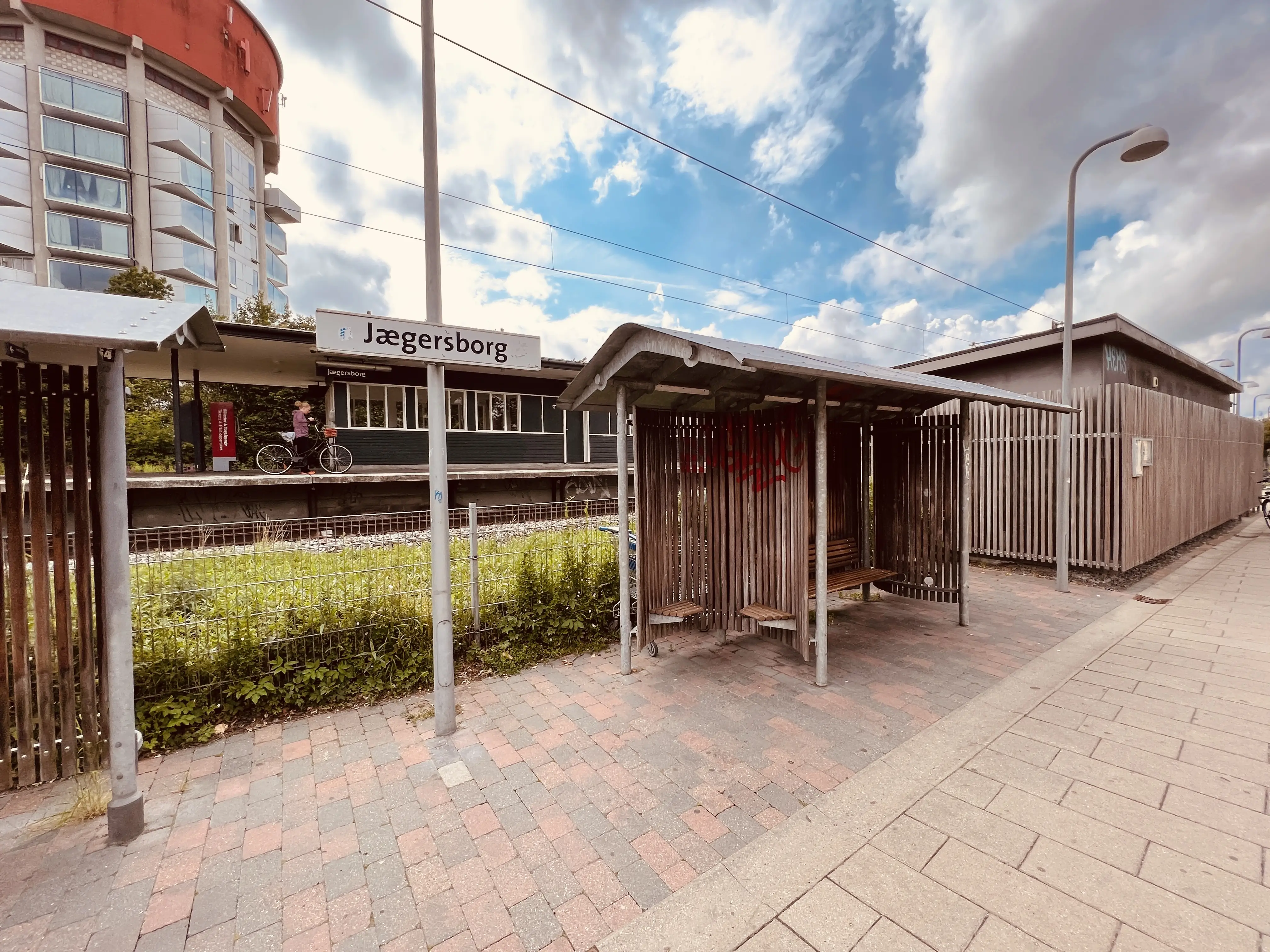 Billede af Jægersborg Lokalbane Station.