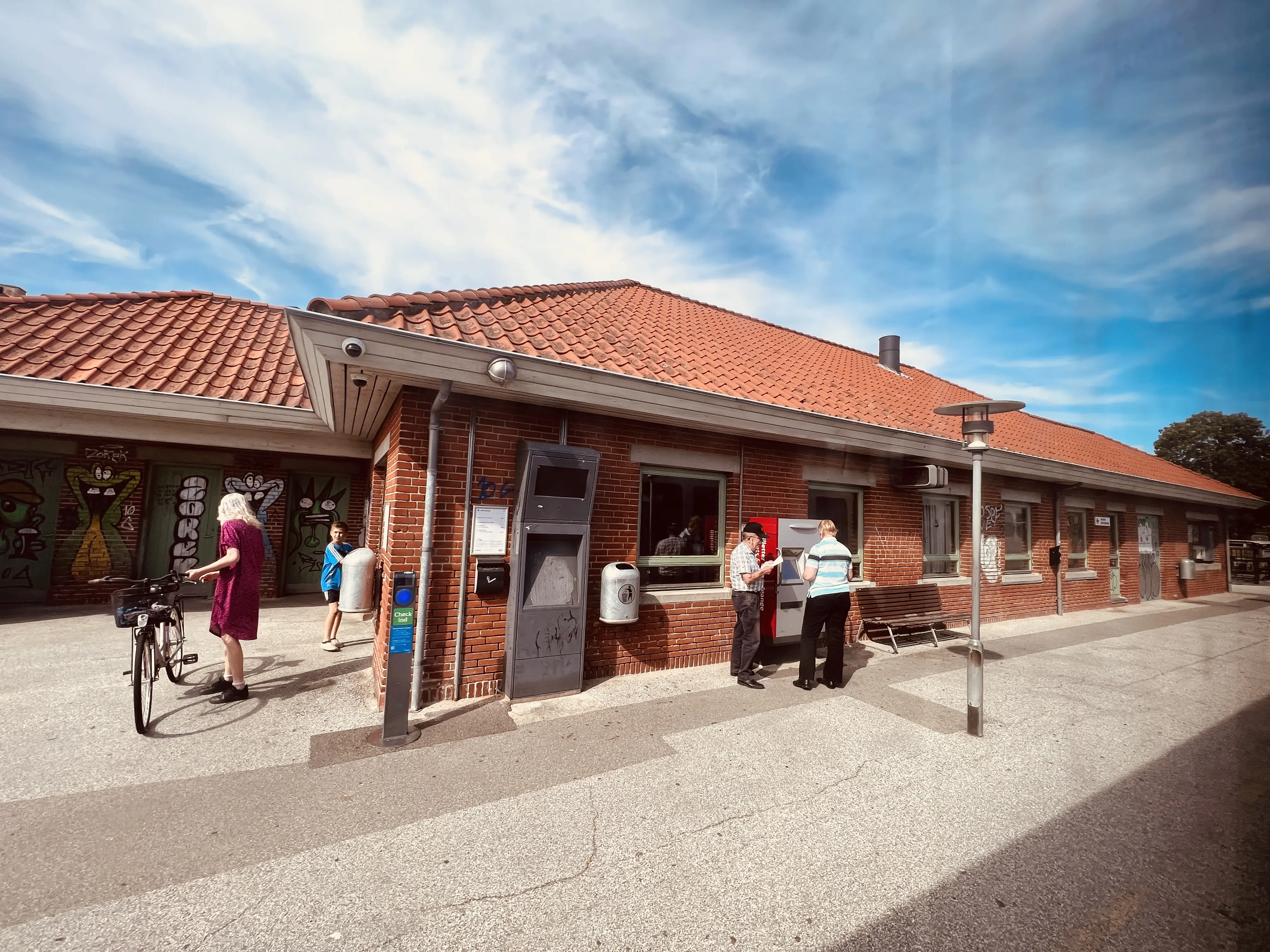 Billede af Sakskøbing Station. Billede af Sakskøbing Station.