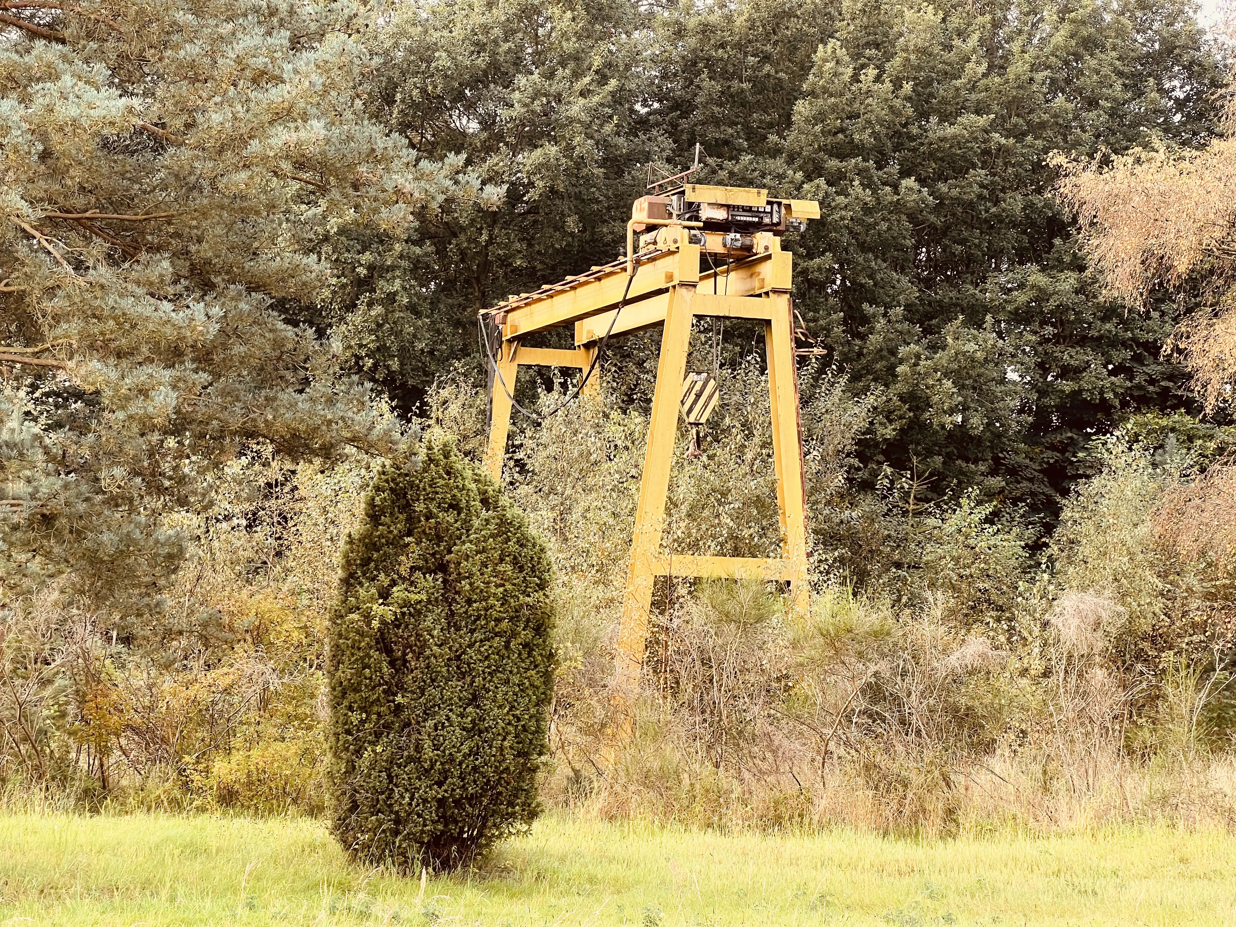 Billede af portalkranen ved Rødkærsbro Station. Billede af portalkranen ved Rødkærsbro Station.