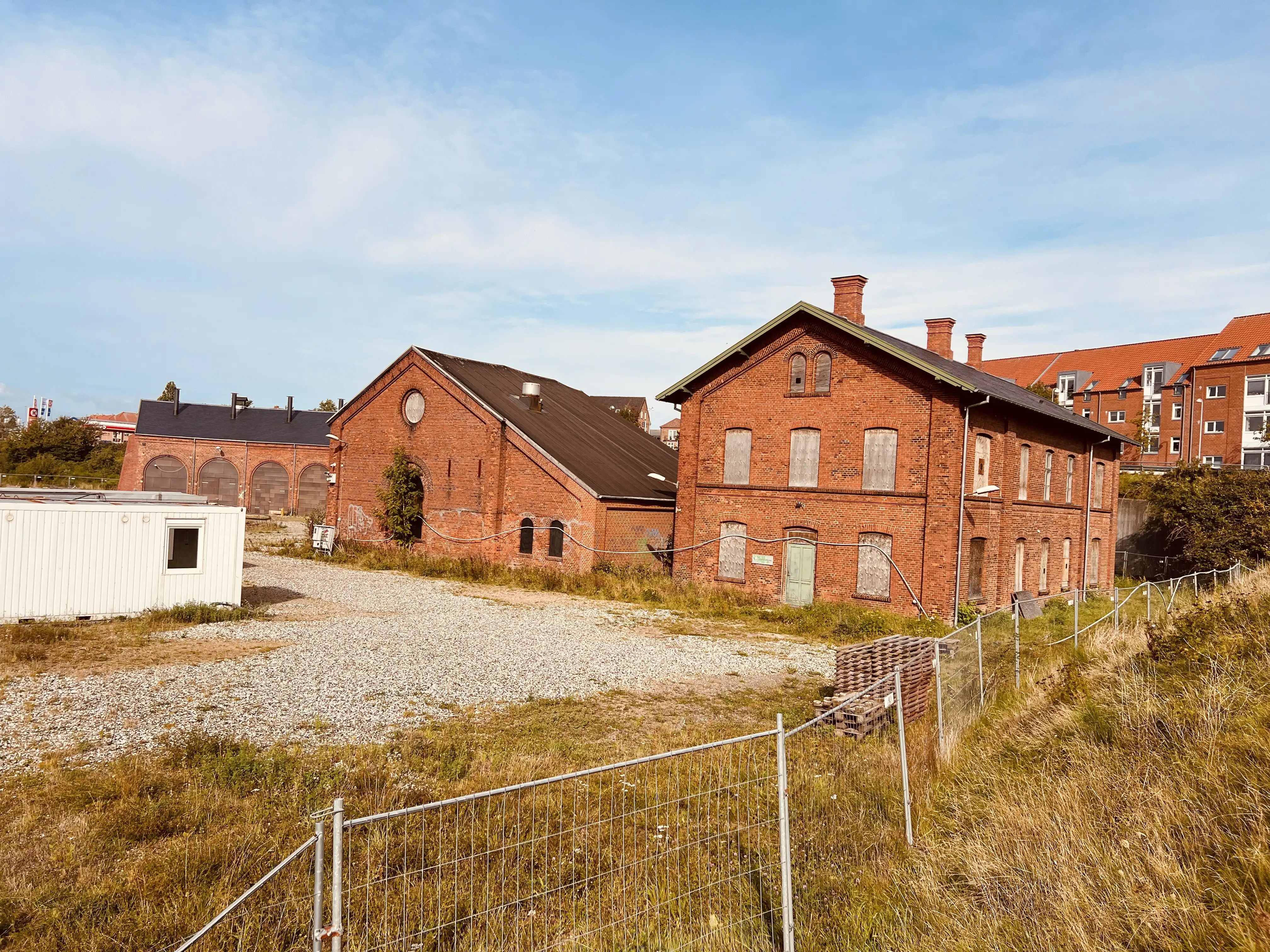 Billede af Viborg Stations remise.