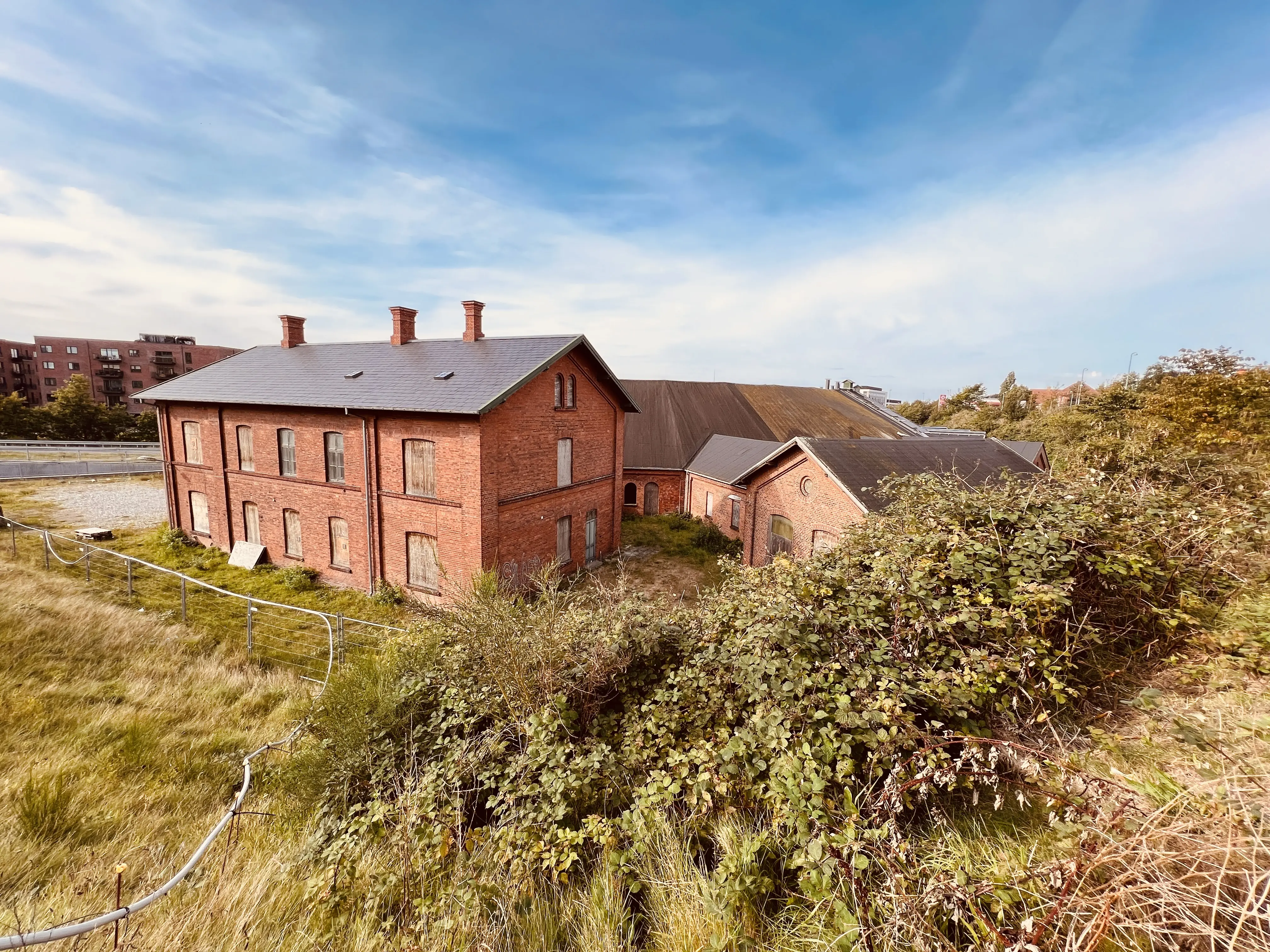 Billede af Viborg Stations remise.