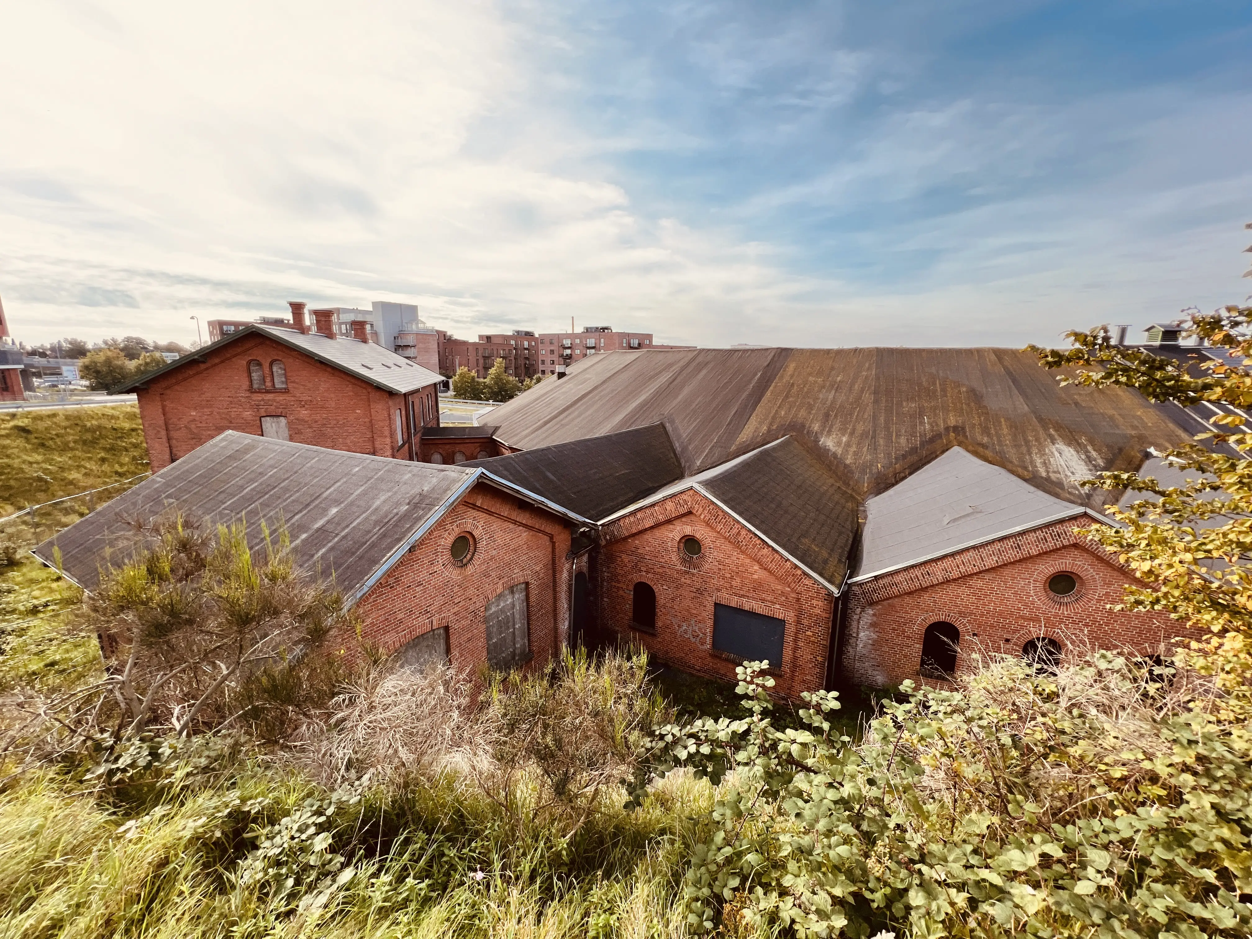 Billede af Viborg Stations remise.