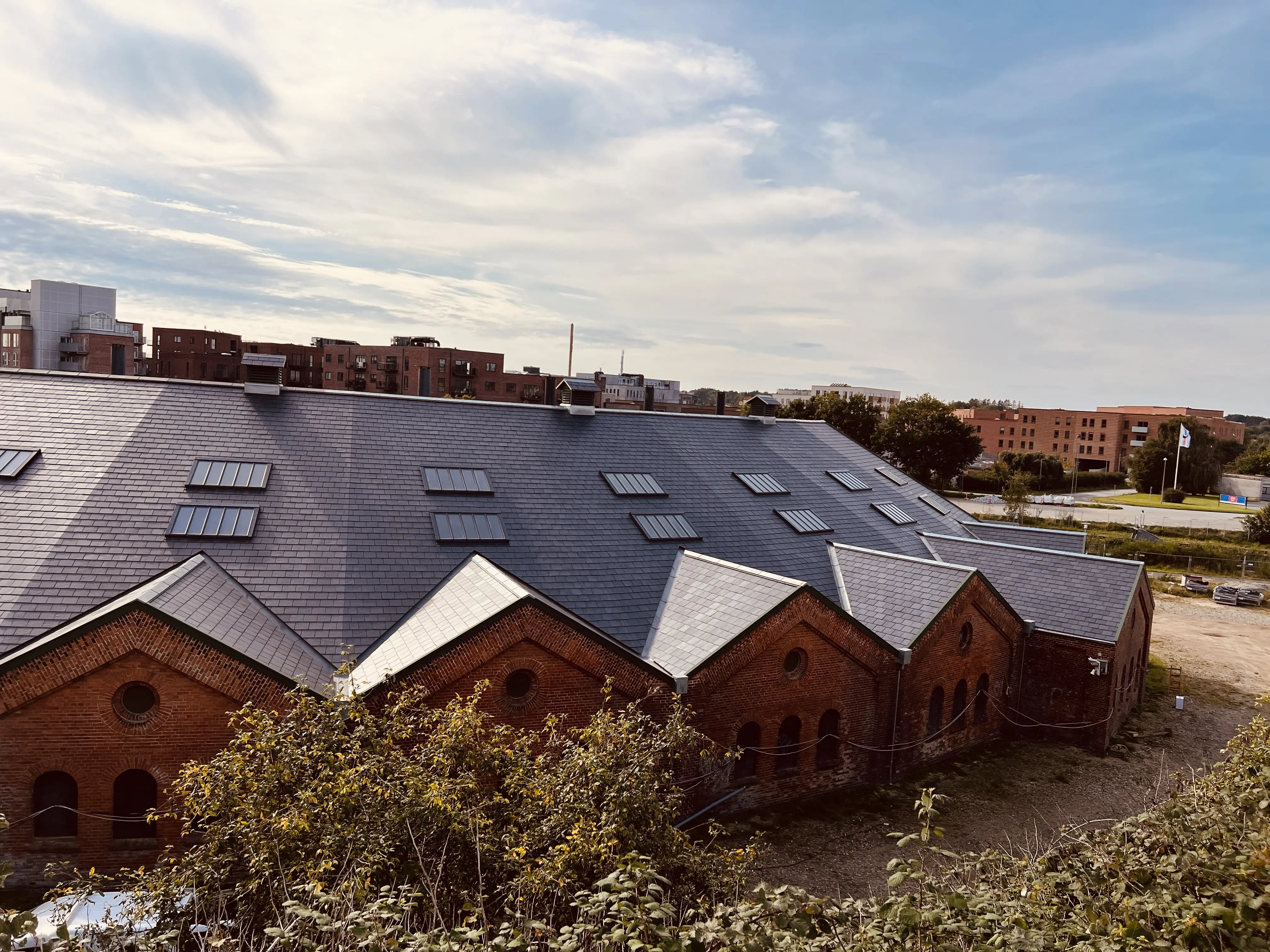 Billede af Viborg Stations remise.