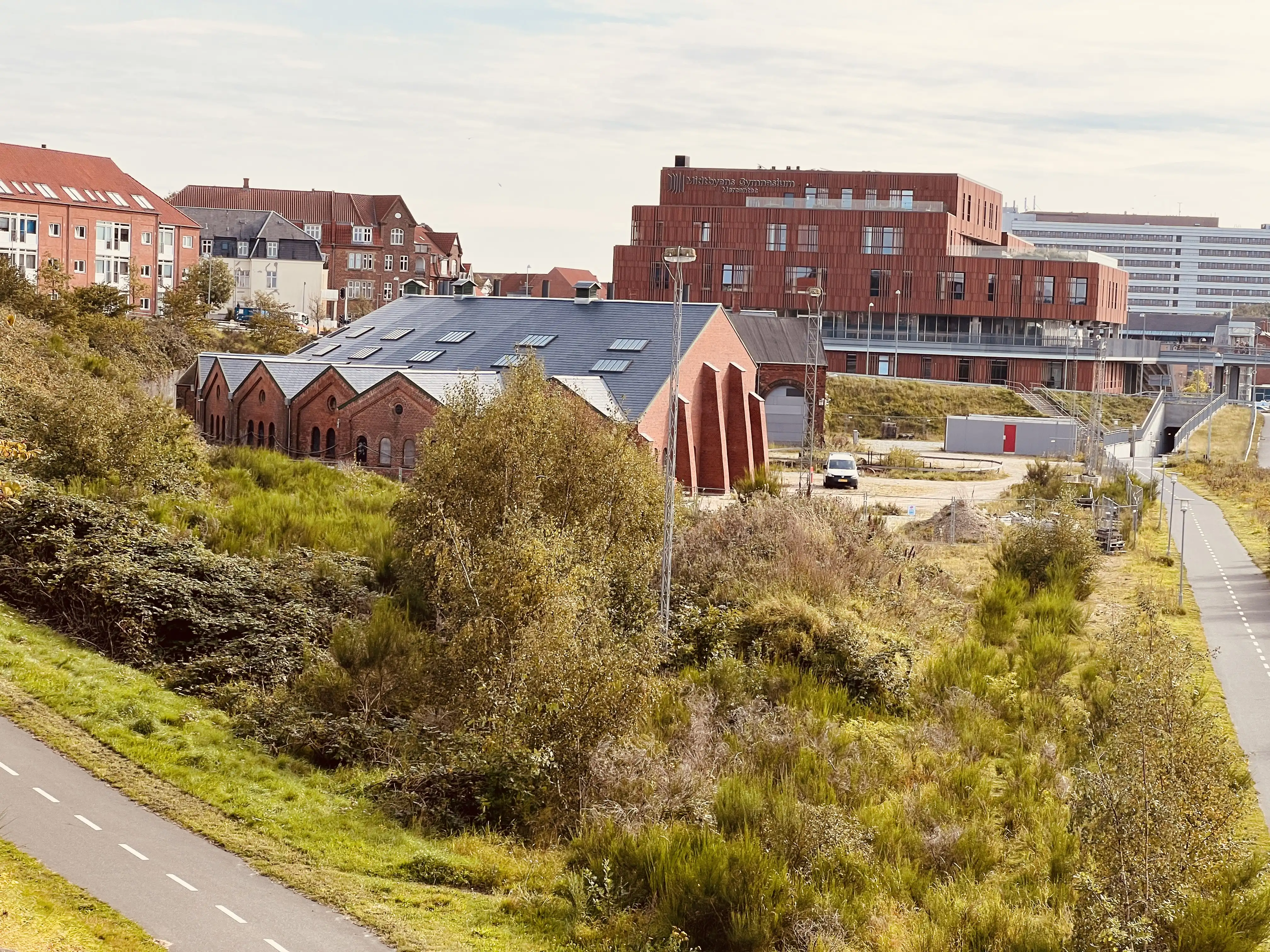 Billede af Viborg Stations remise.