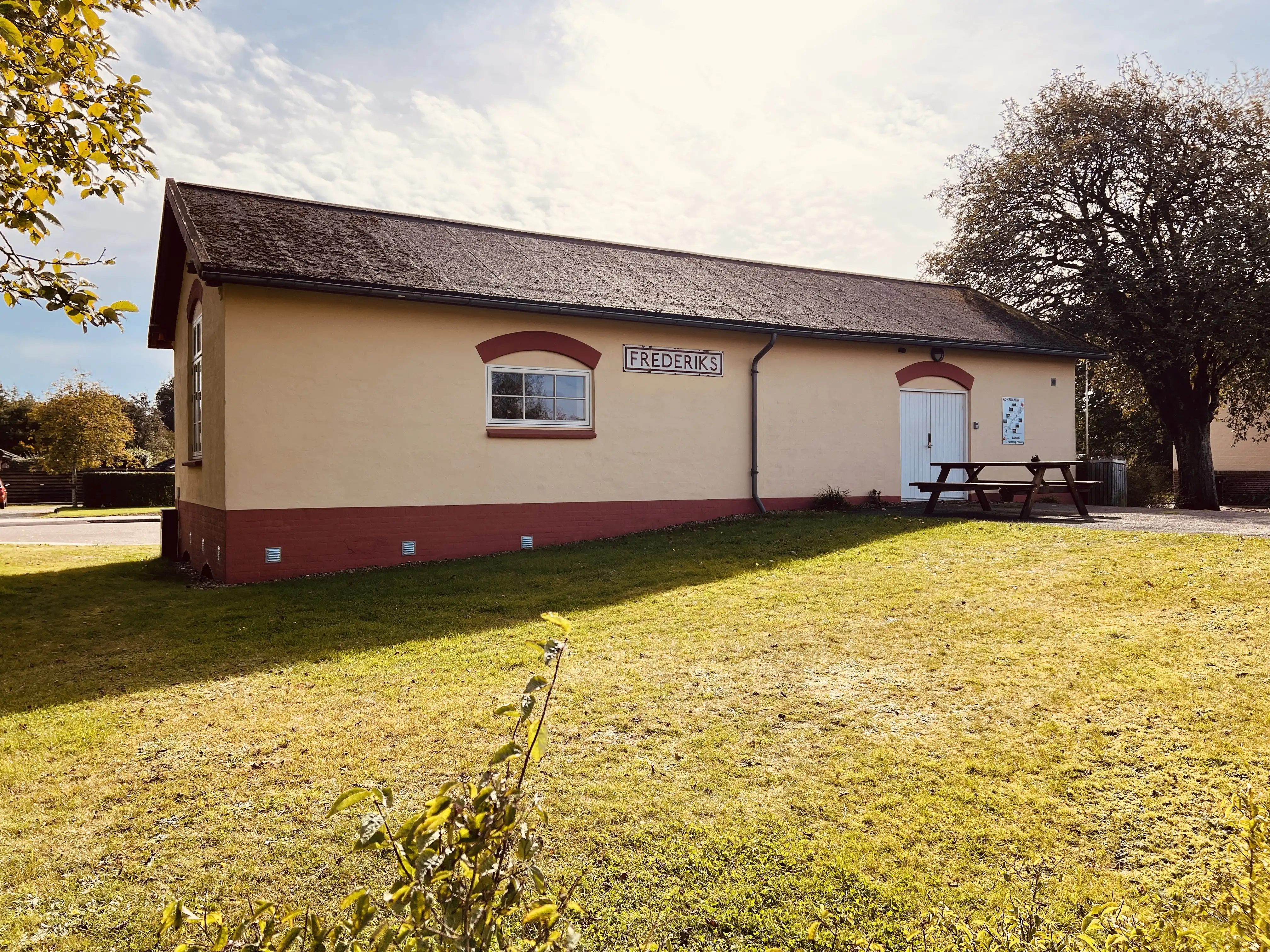 Billede af Frederiks Stations varehus. Billede af Frederiks Stations varehus.