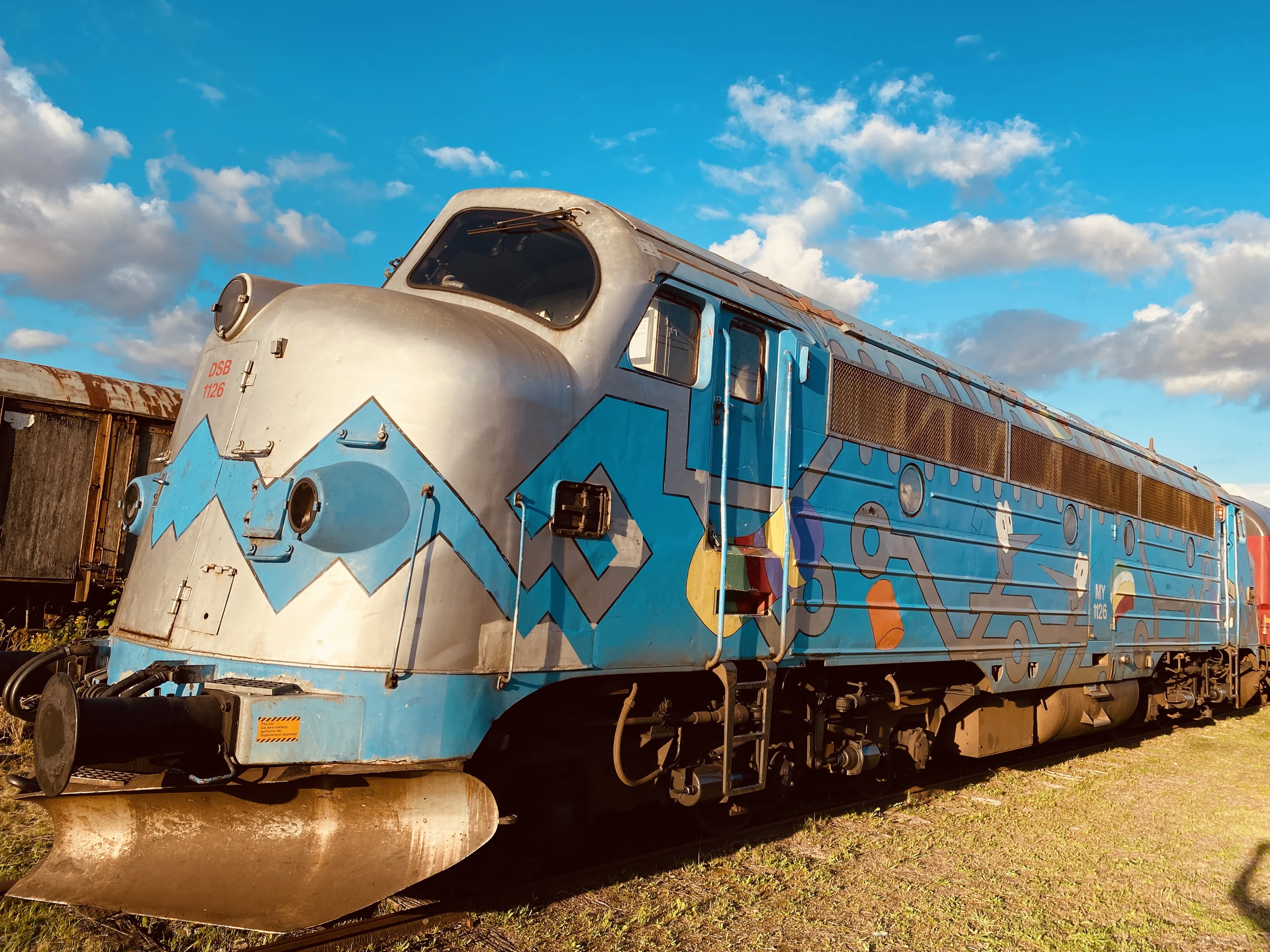 Billede af DSB MY 1126 fotograferet ud for Marslev Trinbræt.