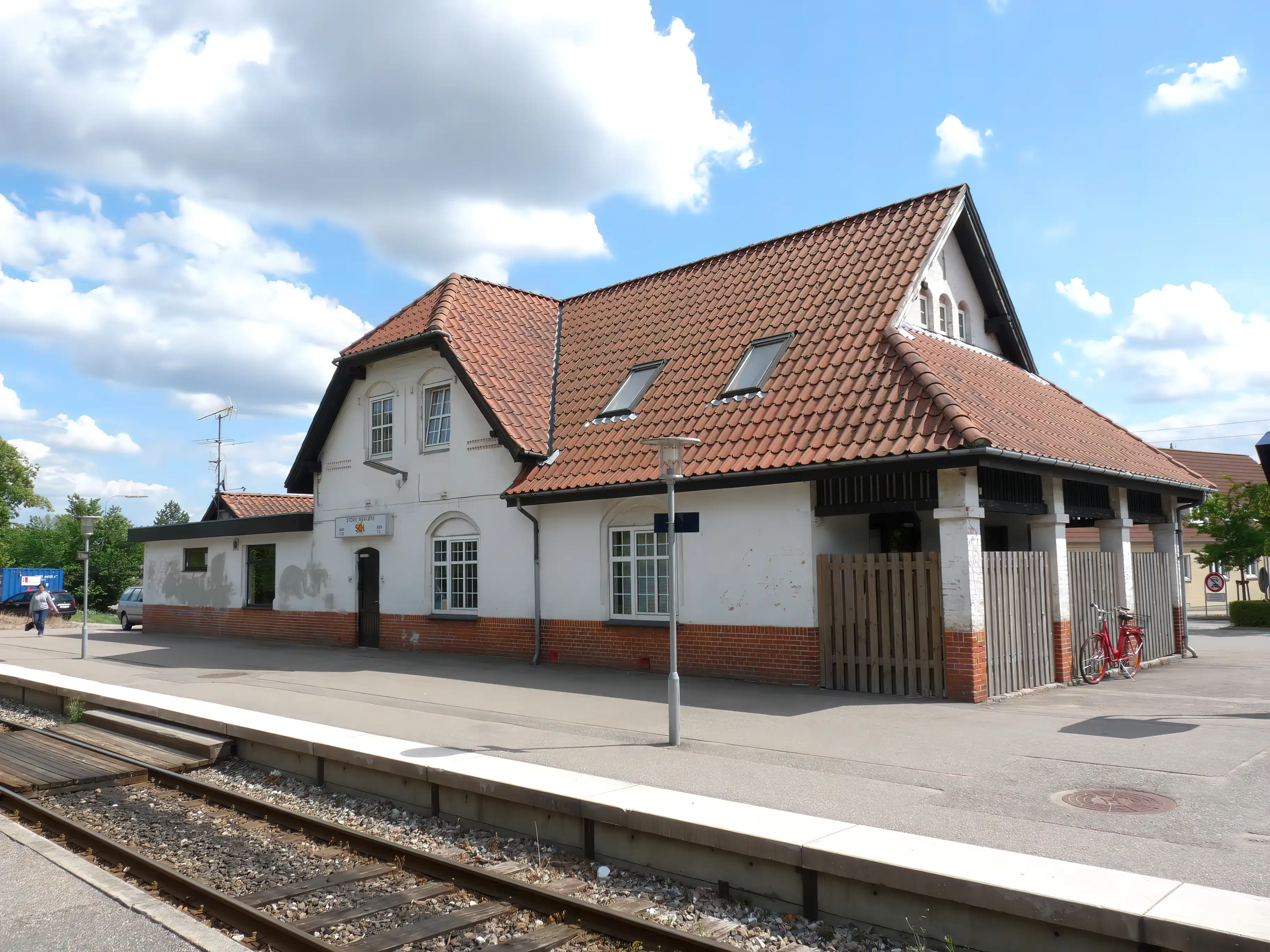 Billede af Store Merløse Station.