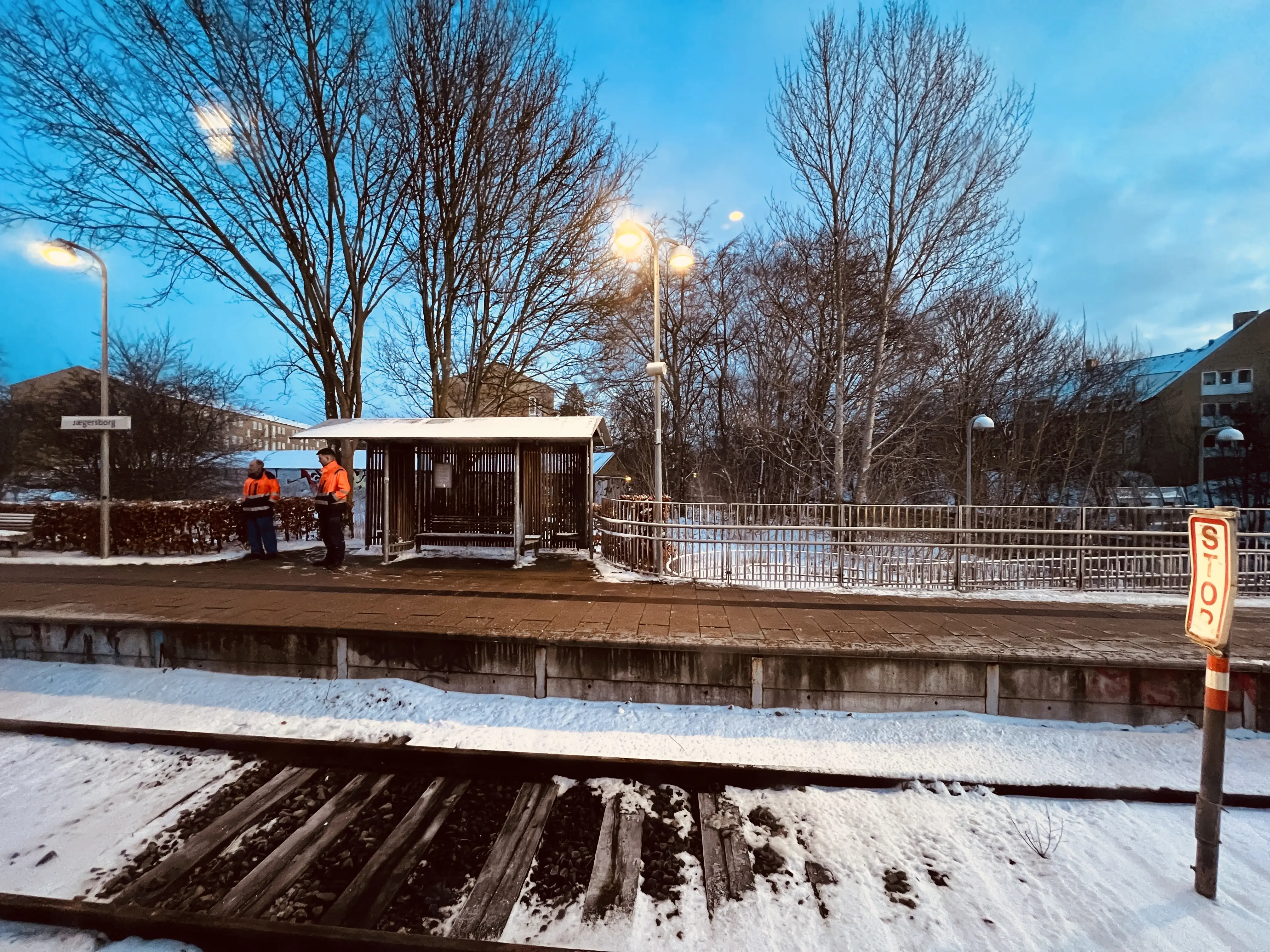 Billede af Jægersborg Lokalbane Station.