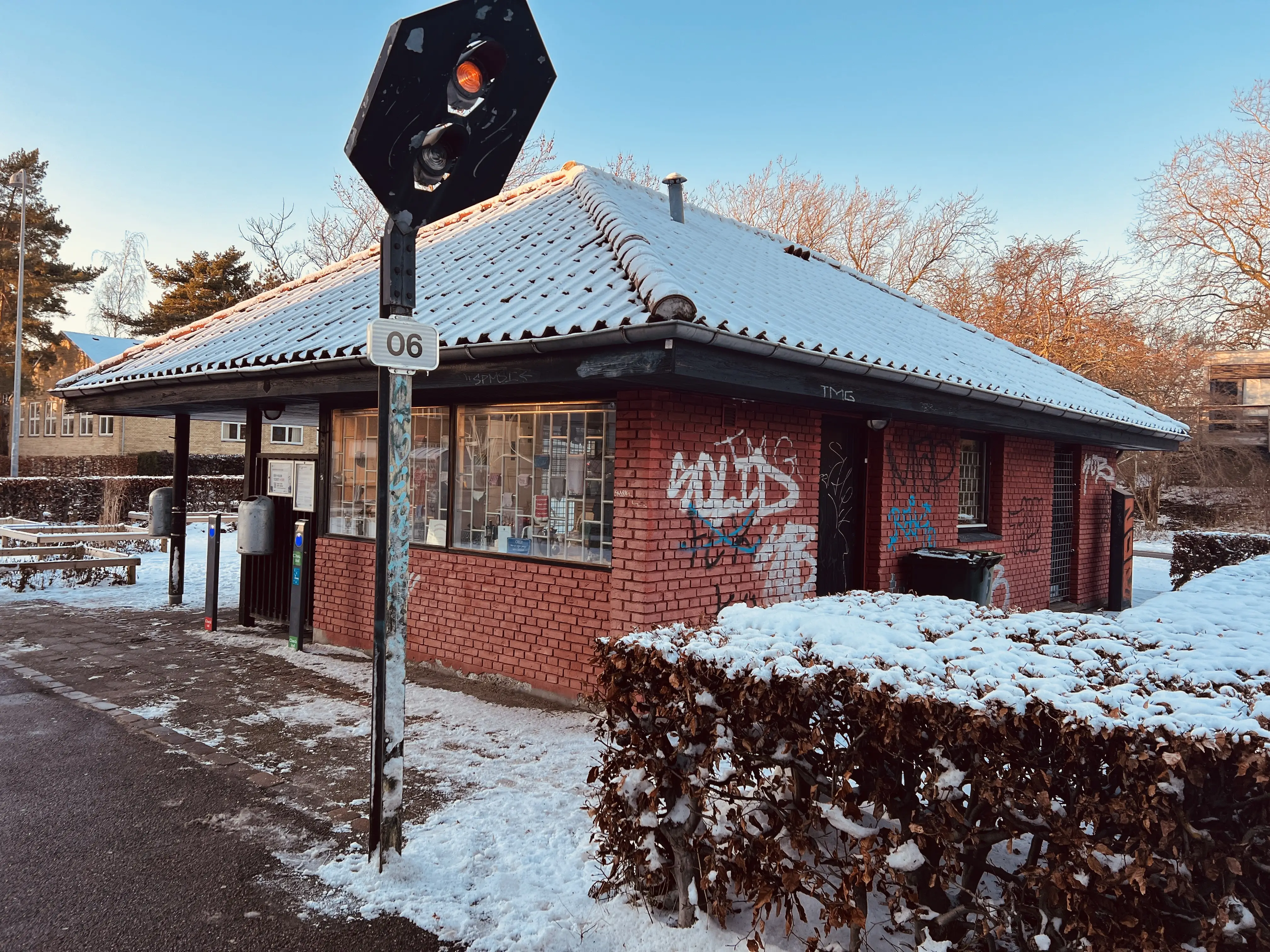 Billede af Lyngby Lokal Station.