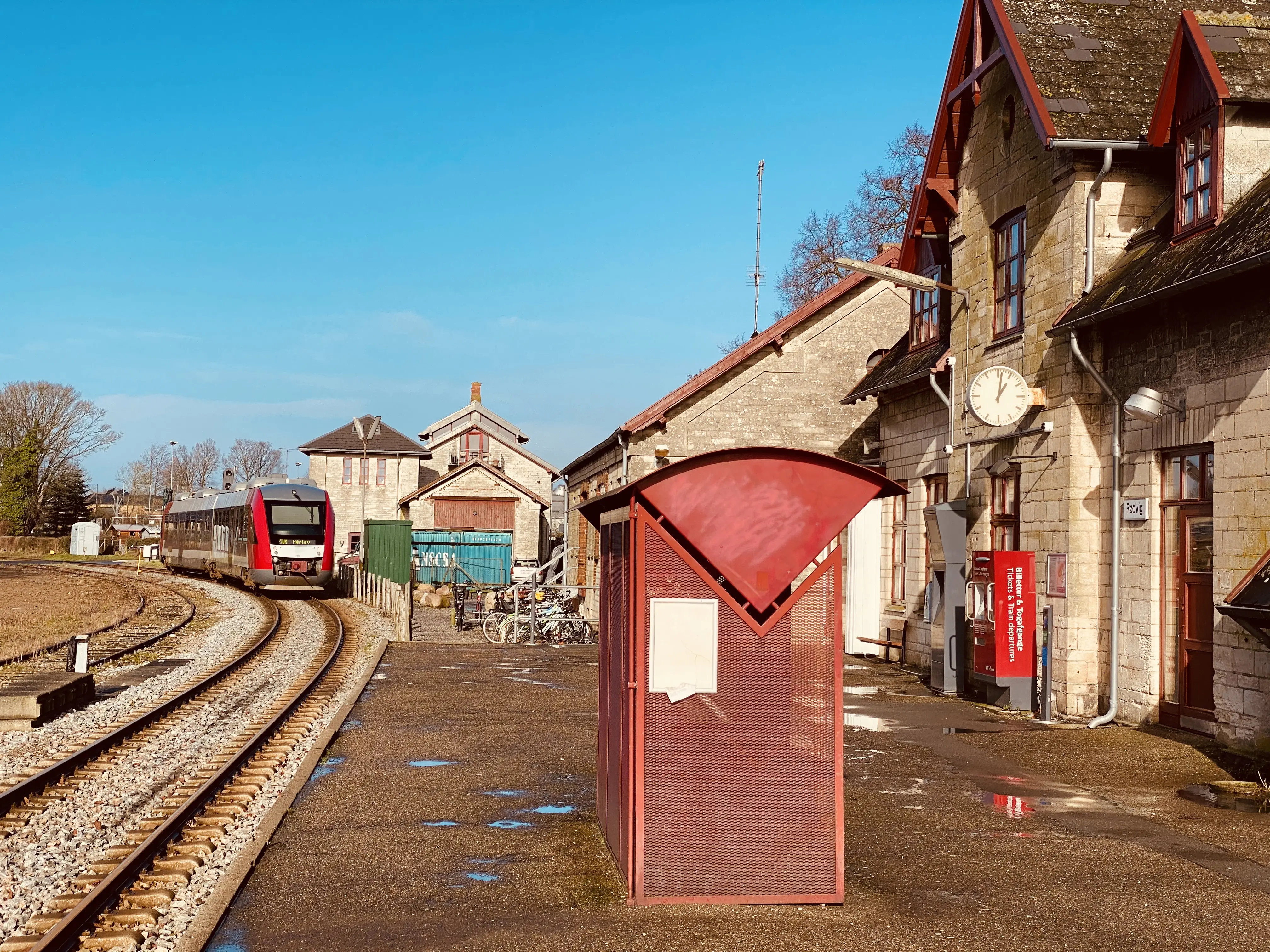 Billede af Rødvig Station.