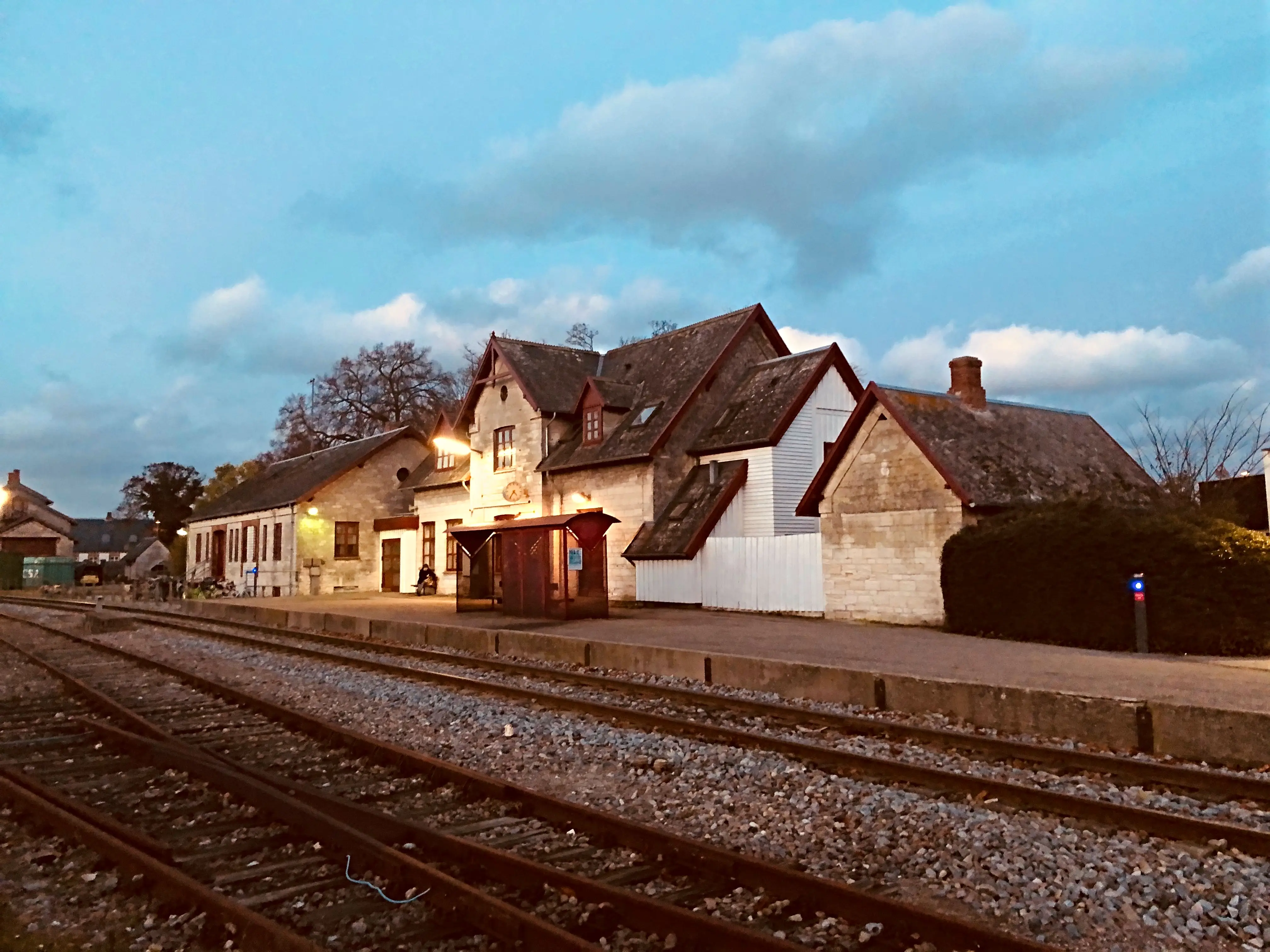 Billede af Rødvig Station.