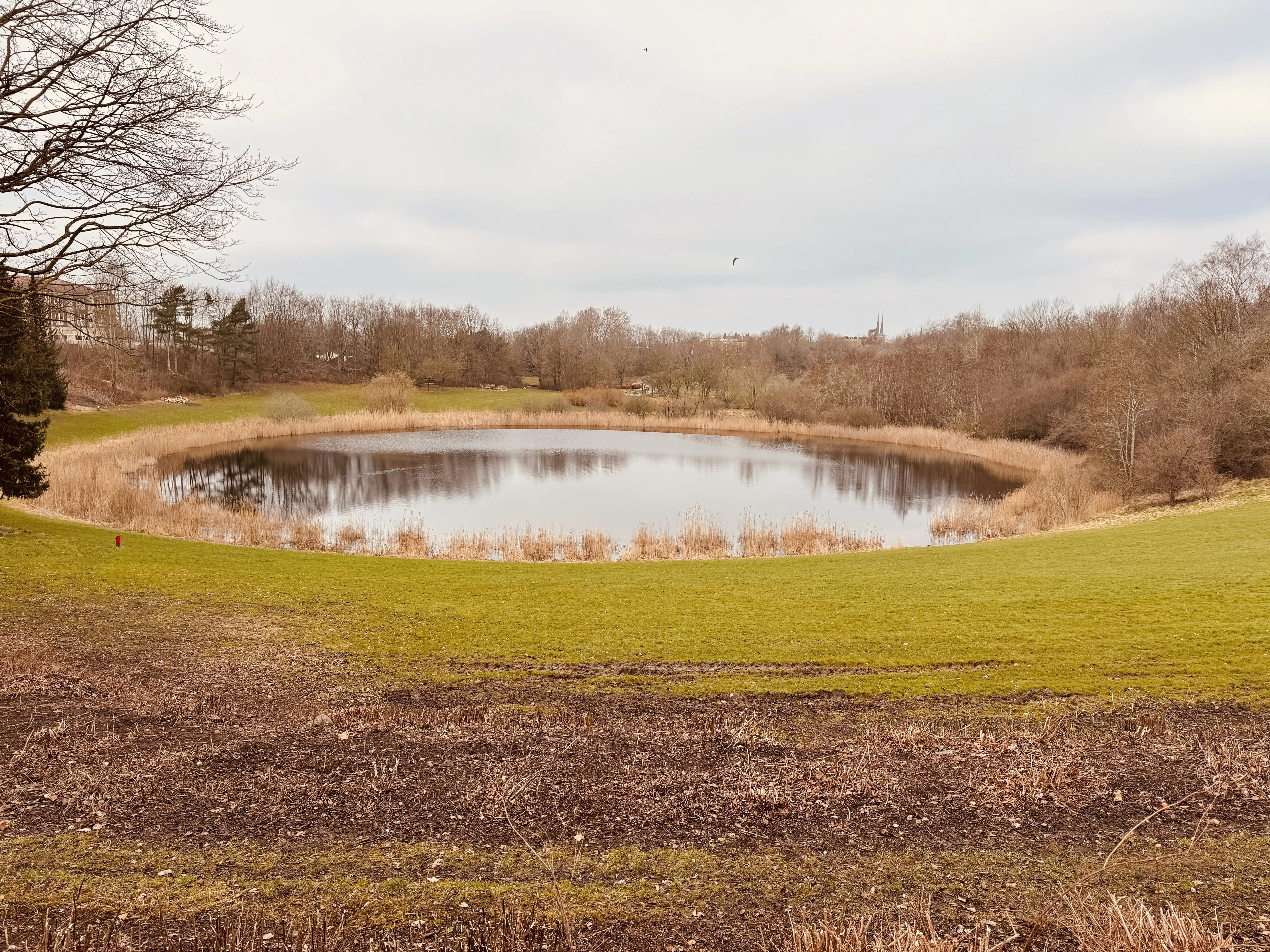 Billede af Roskilde Ring Trinbræt - Trinbræt er nedrevet og eneste tydelige præg af at der har været aktivitet her er den oprindelige Pirelli sløjfe, som i dag er blevet til en sø. Billede af Roskilde Ring Trinbræt - Trinbræt er nedrevet og eneste tydelige præg af at der har været aktivitet her er den oprindelige Pirelli sløjfe, som i dag er blevet til en sø.