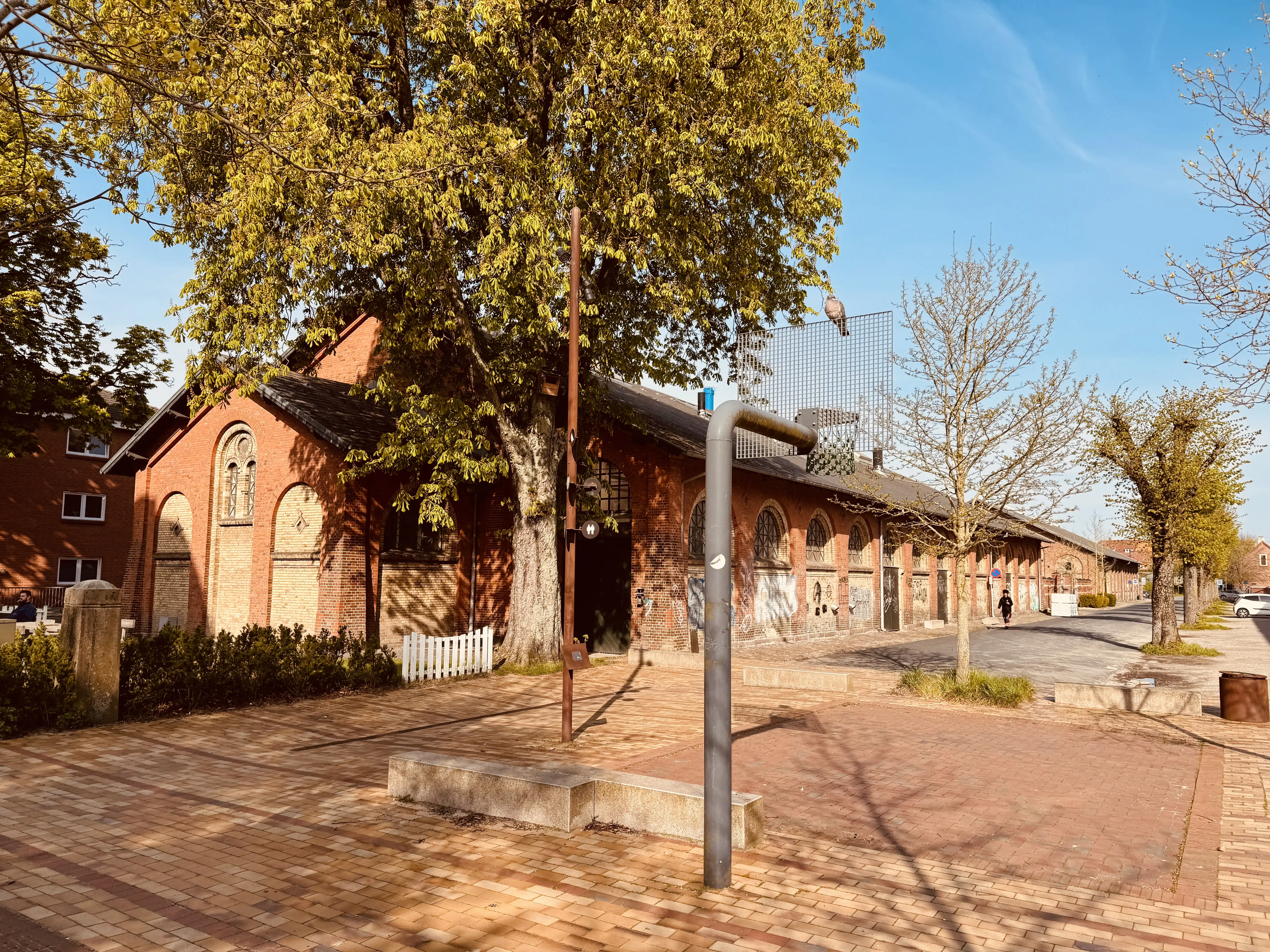 Billede af den nedlagte Triangel fabrik i Odense.