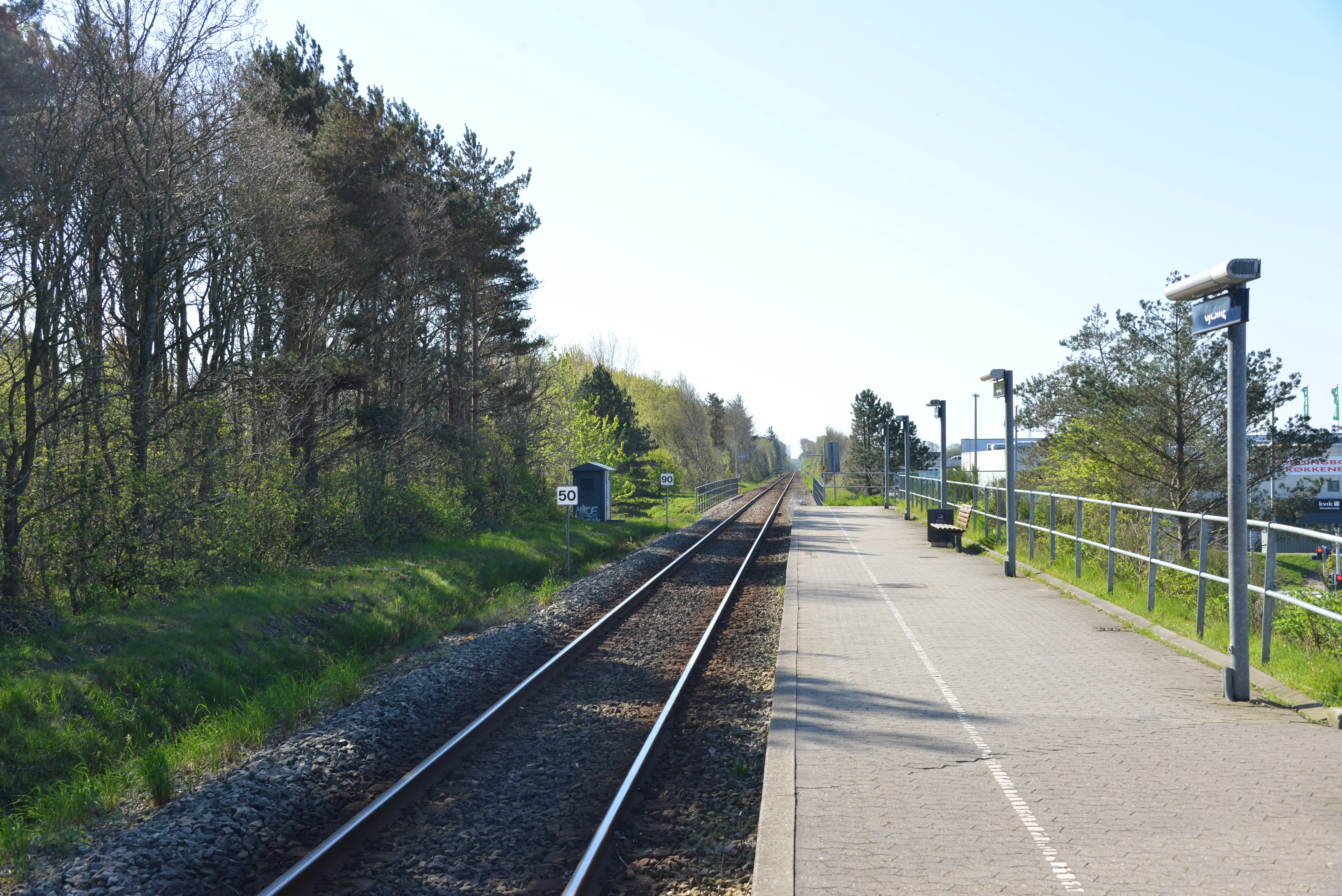 Billede af Gjesing Trinbræt. Billede af Gjesing Trinbræt.