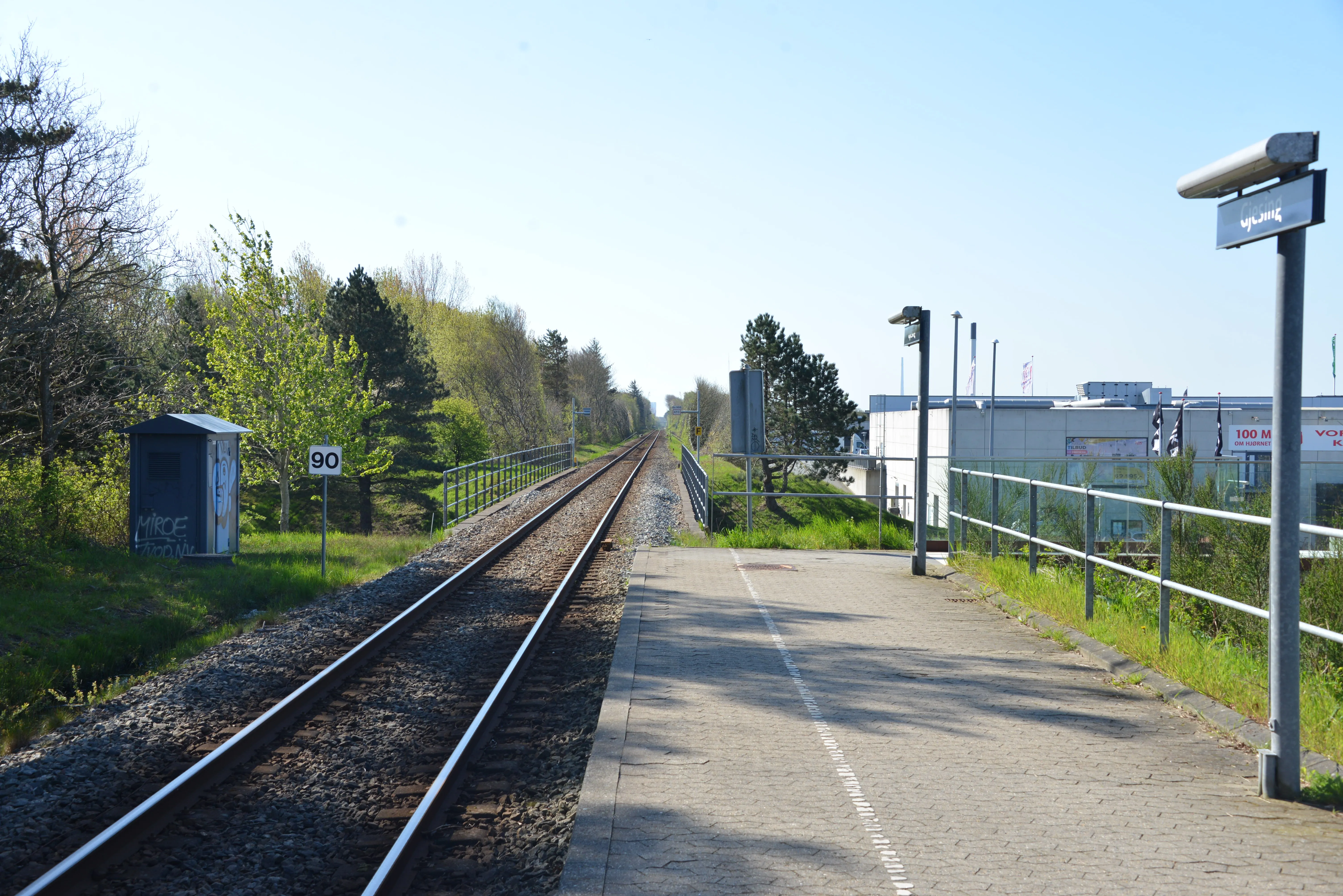 Billede af Gjesing Trinbræt. Billede af Gjesing Trinbræt.