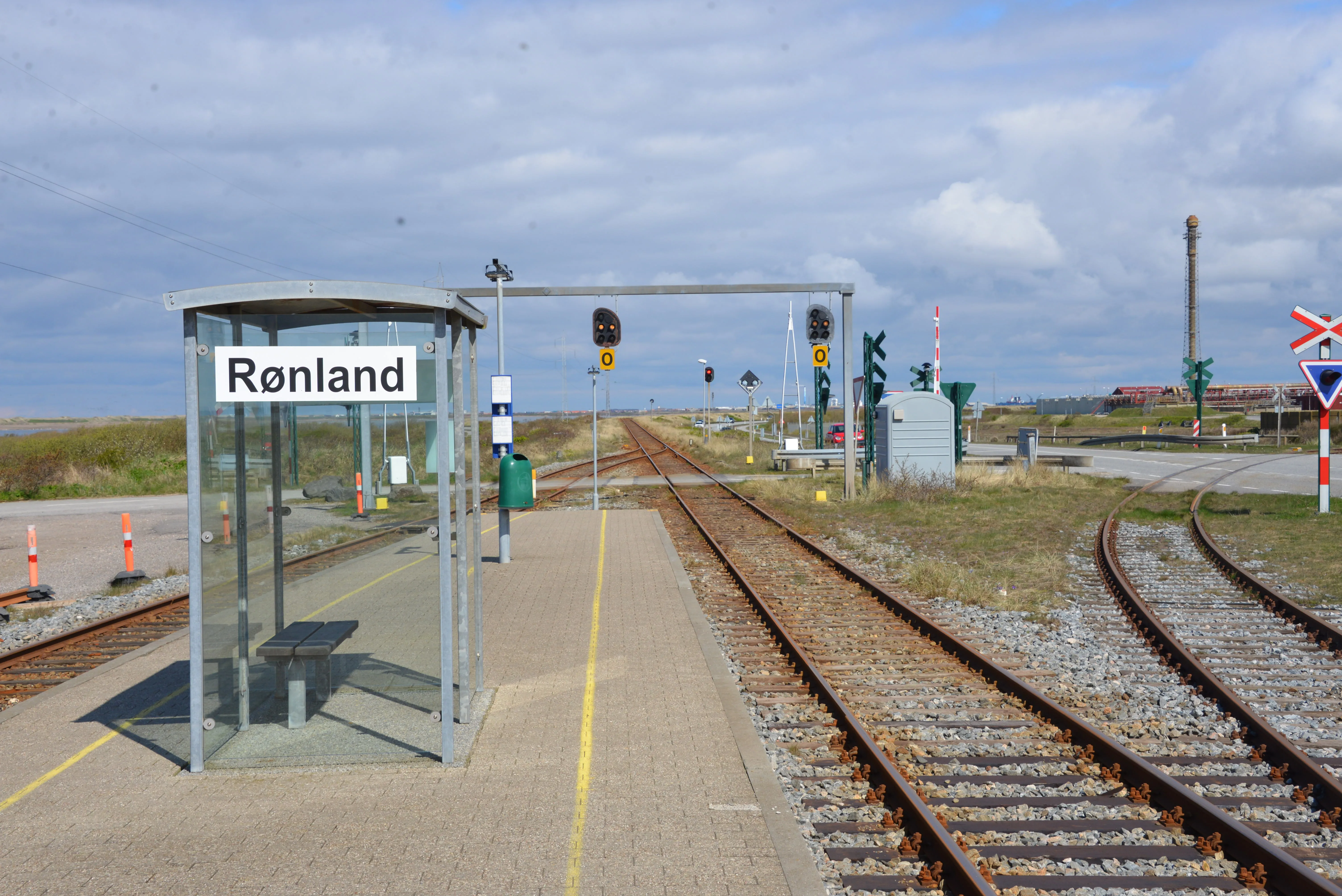 Billede af Rønland Trinbræt. Billede af Rønland Trinbræt.