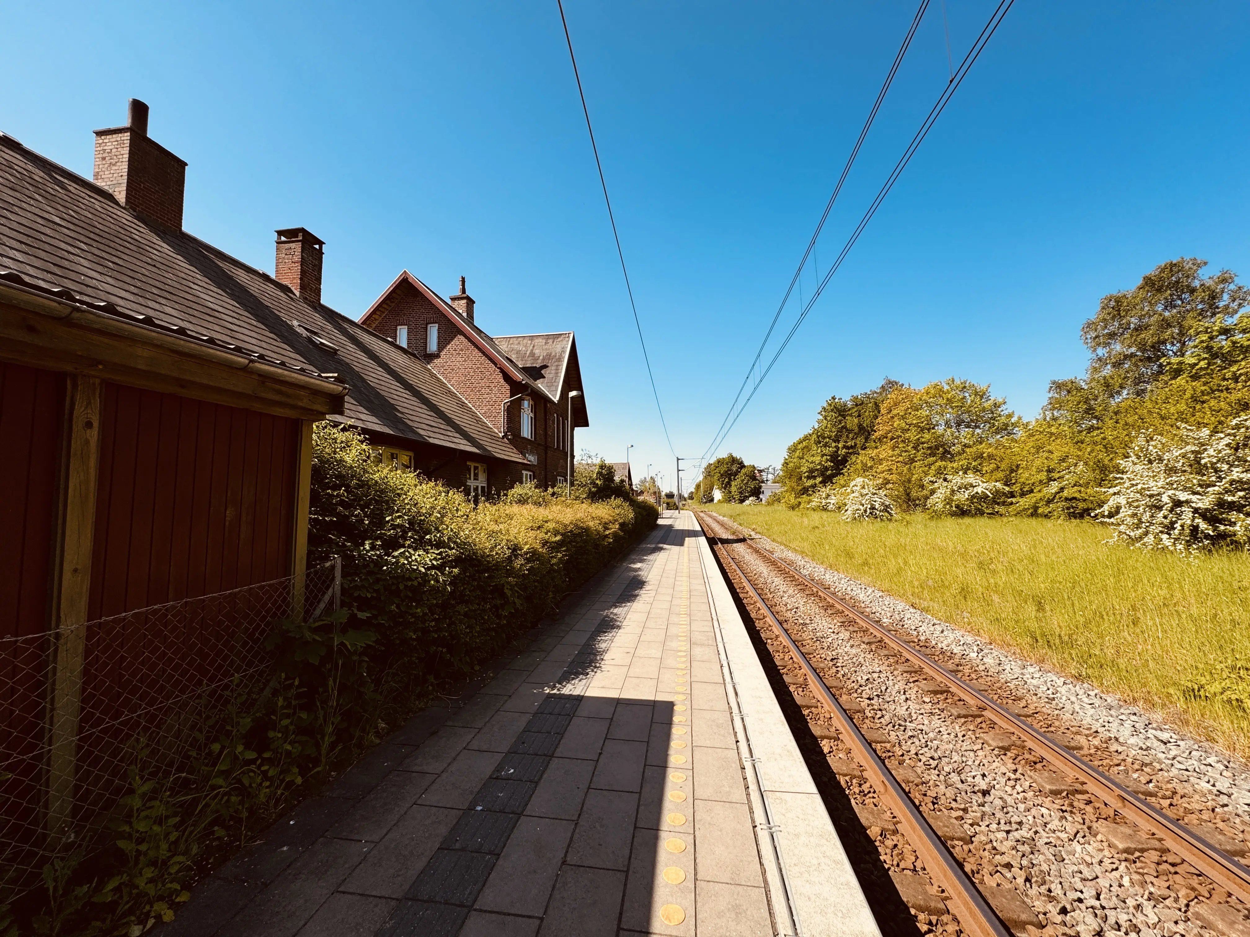 Billede af Mørke Letbanestation.