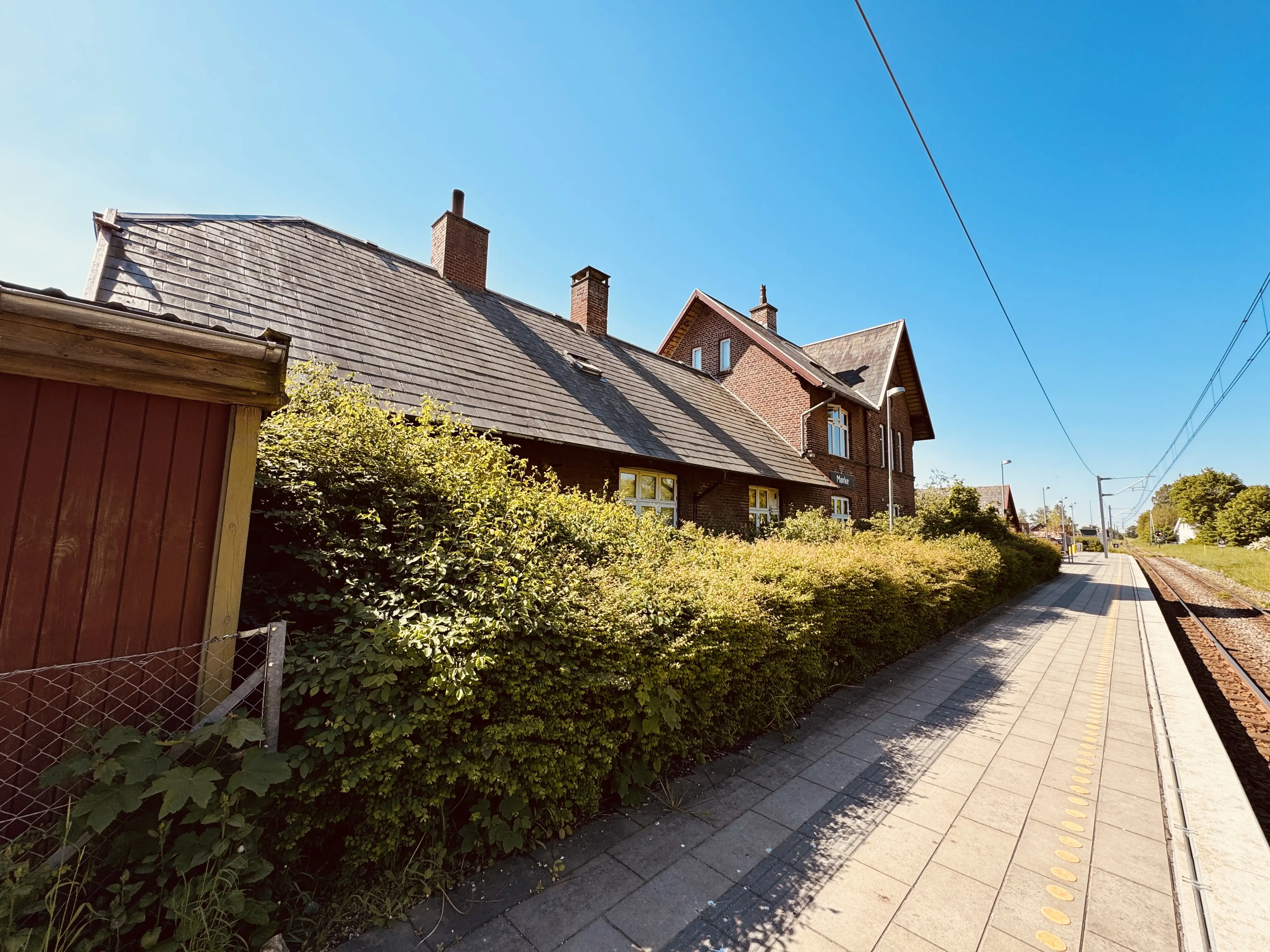 Billede af Mørke Letbanestation.