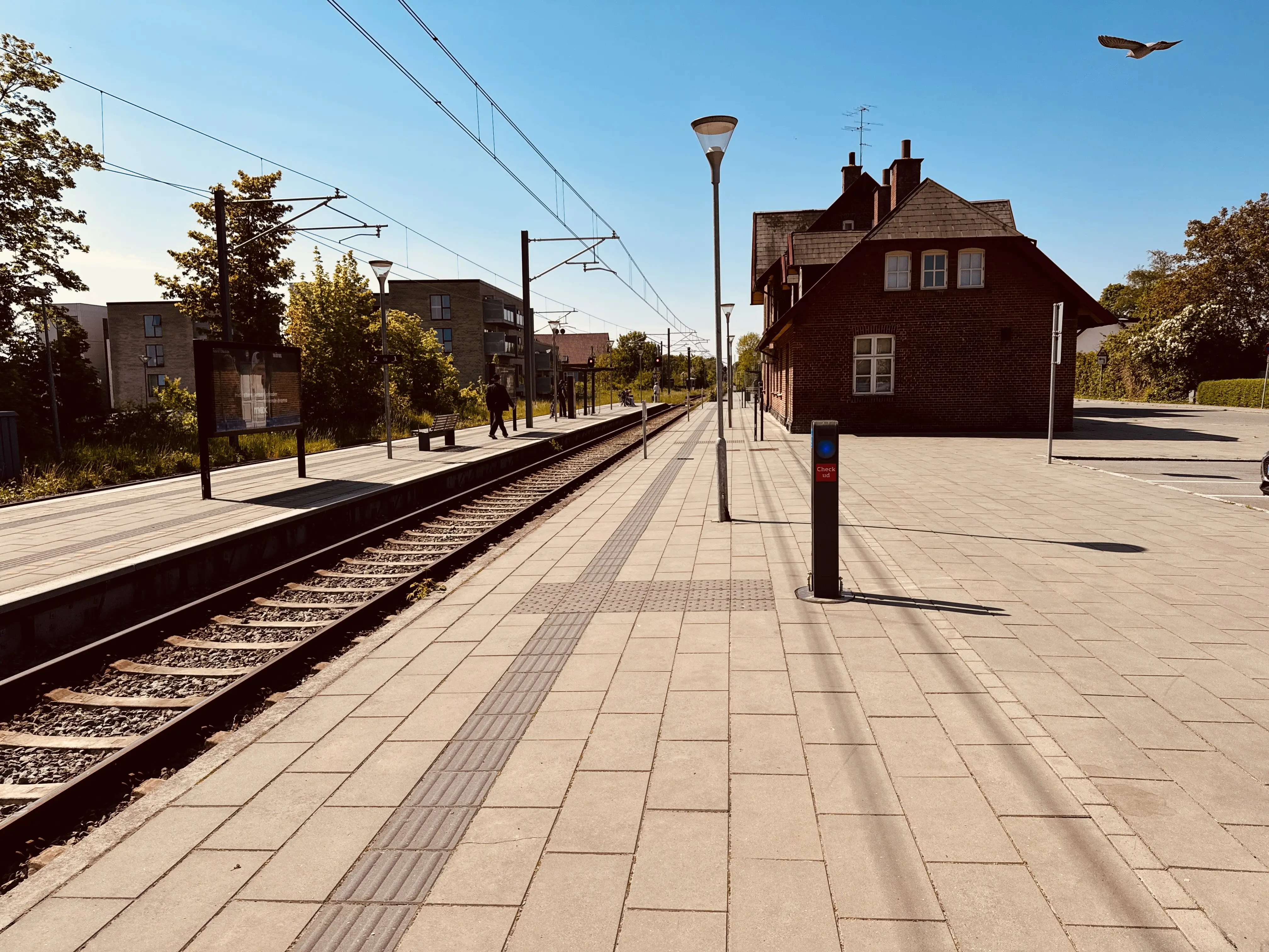 Billede af Hornslet Station.
