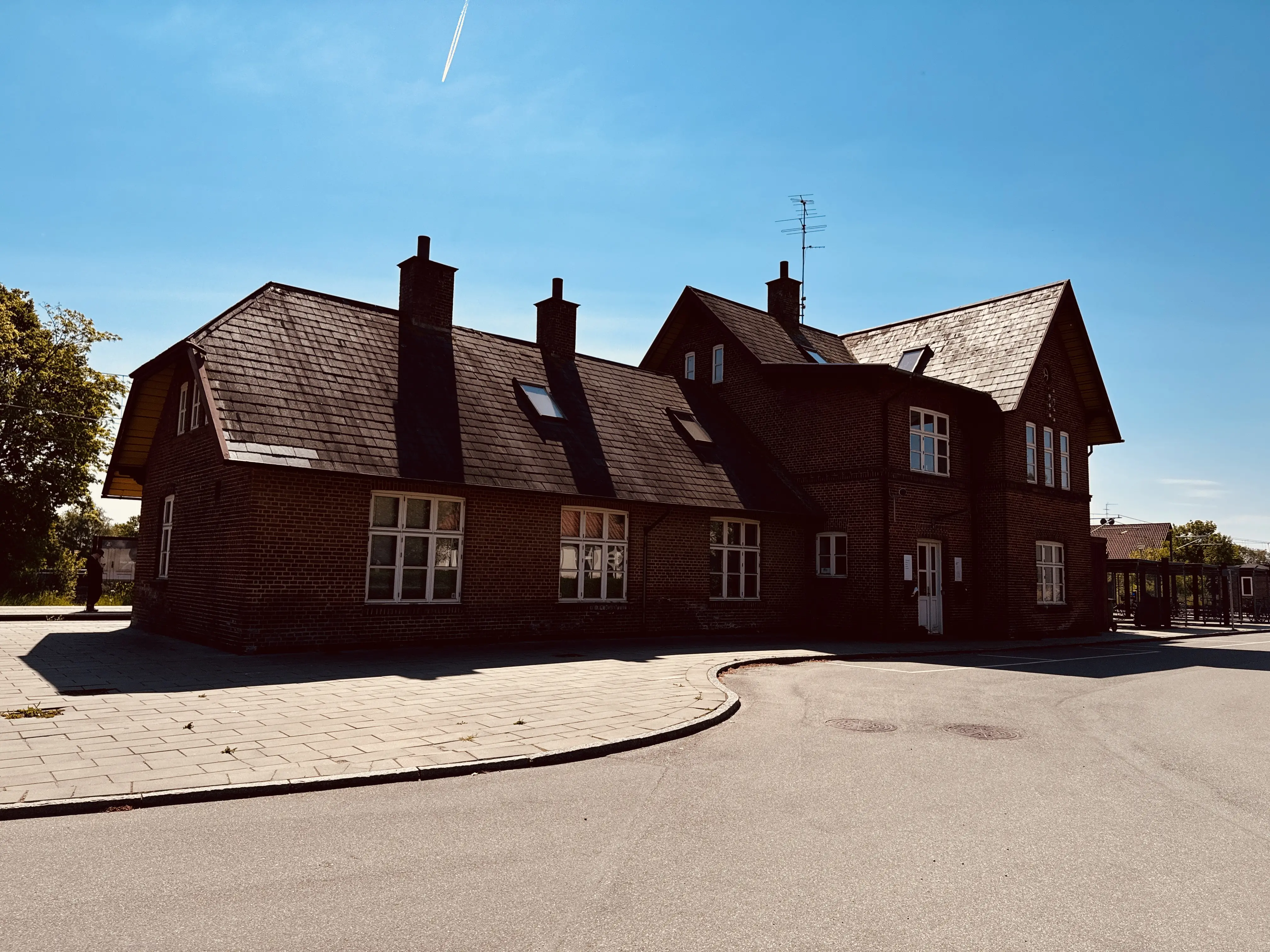 Billede af Hornslet Station.