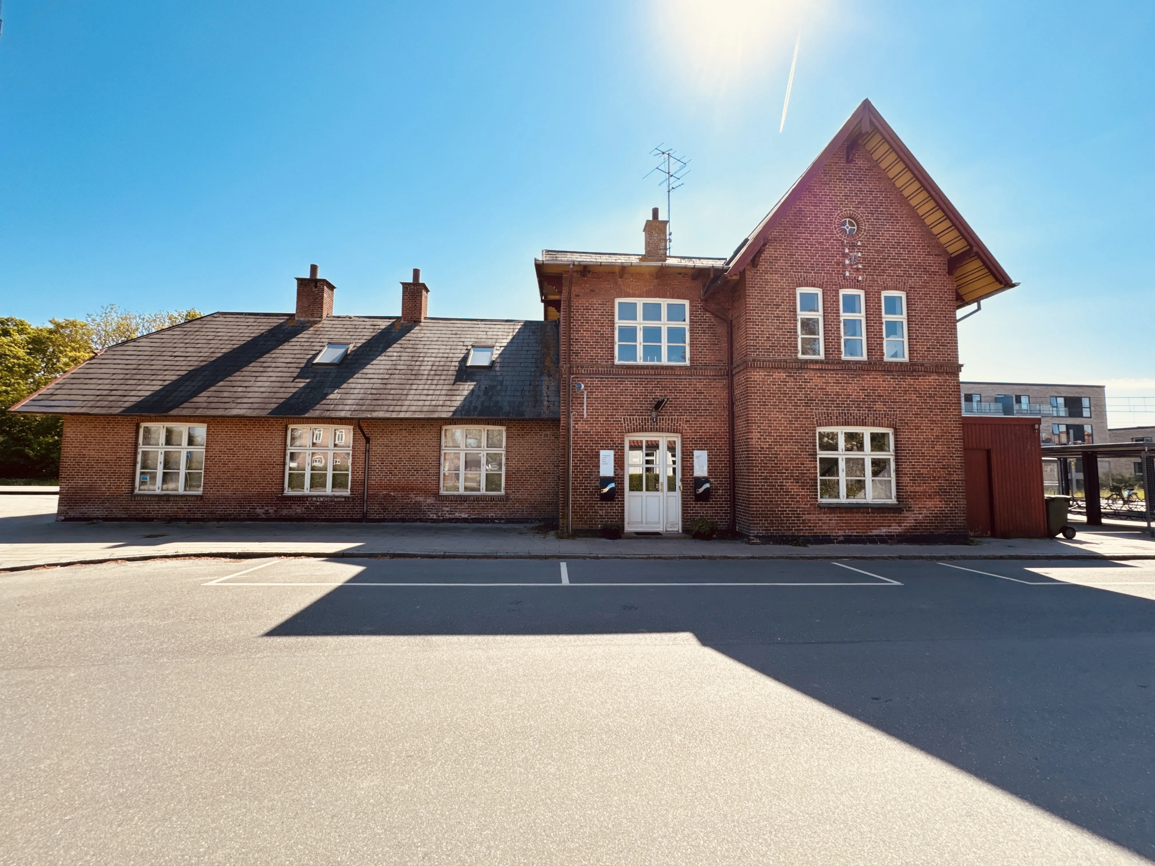 Billede af Hornslet Station.