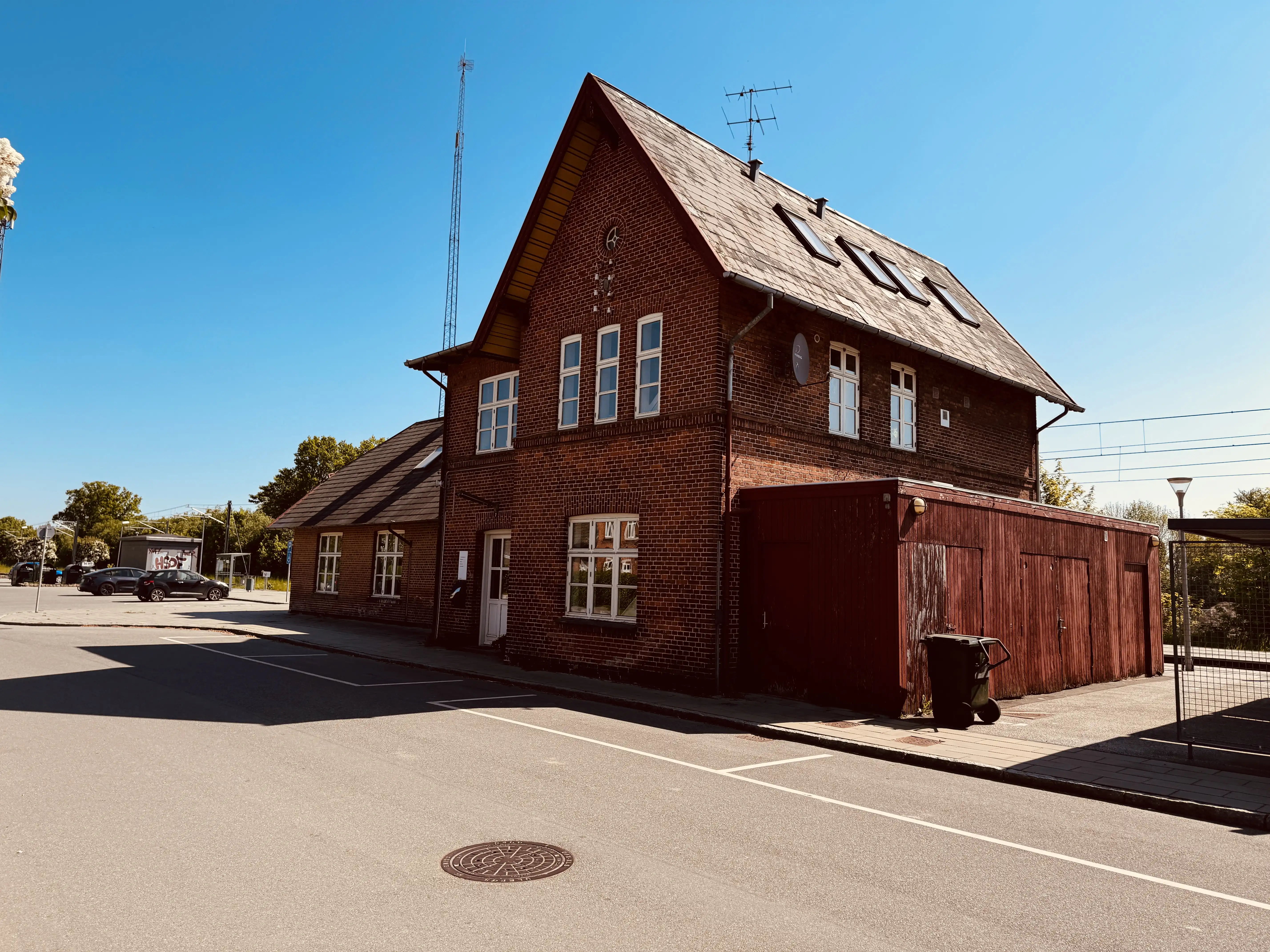 Billede af Hornslet Station.