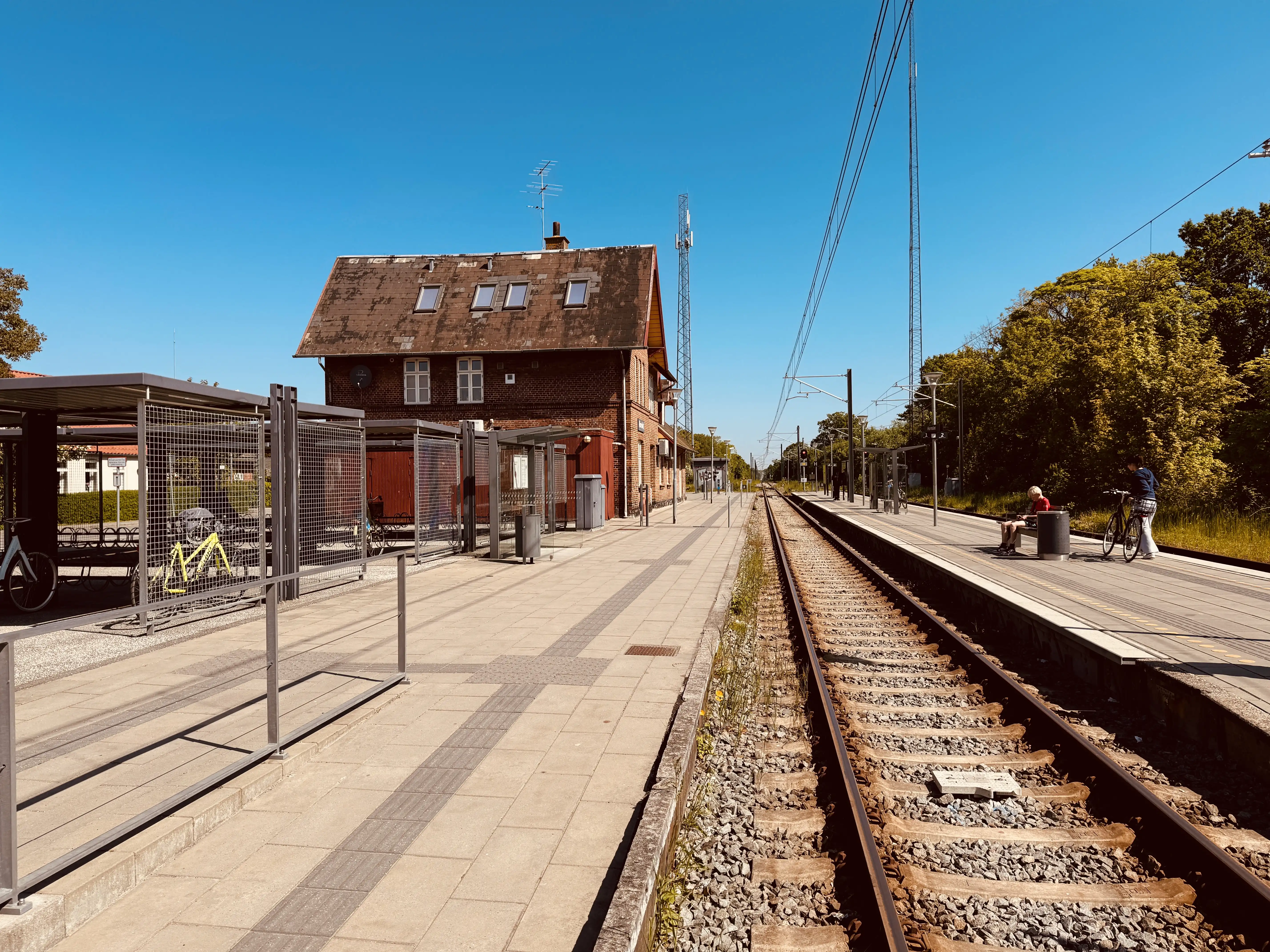 Billede af Hornslet Station.