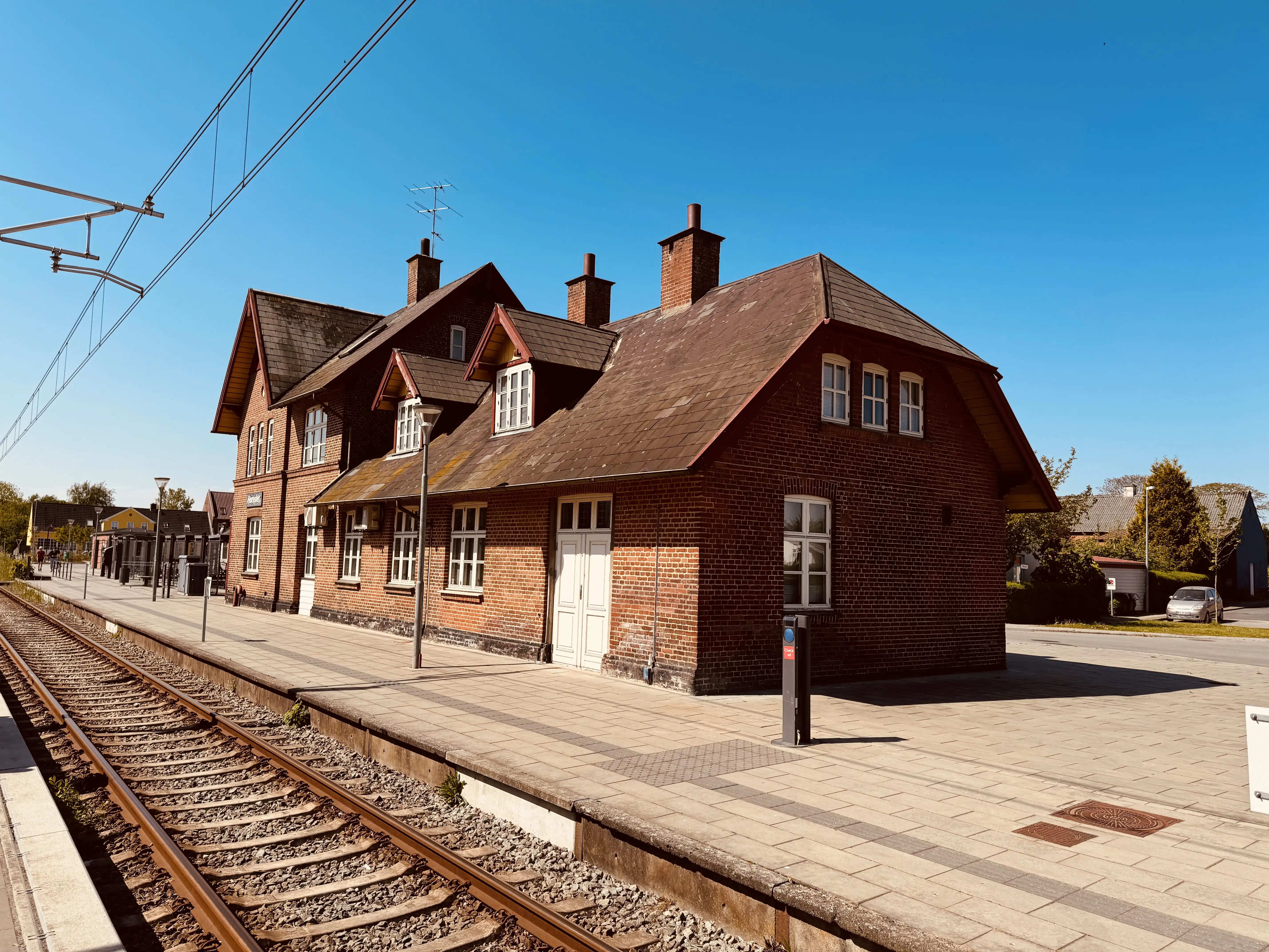 Billede af Hornslet Station.