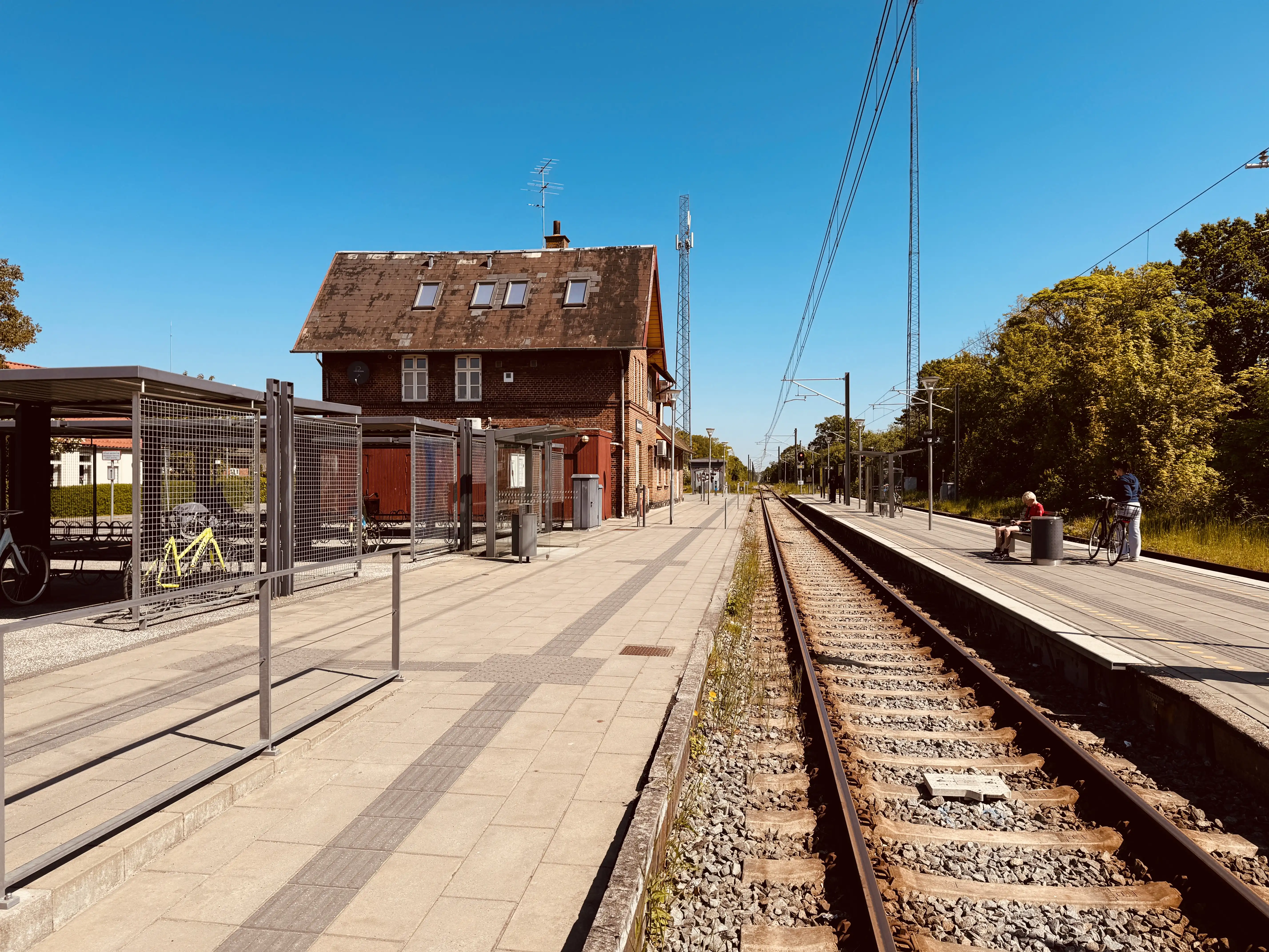 Billede af Hornslet Letbanestation. Billede af Hornslet Letbanestation.