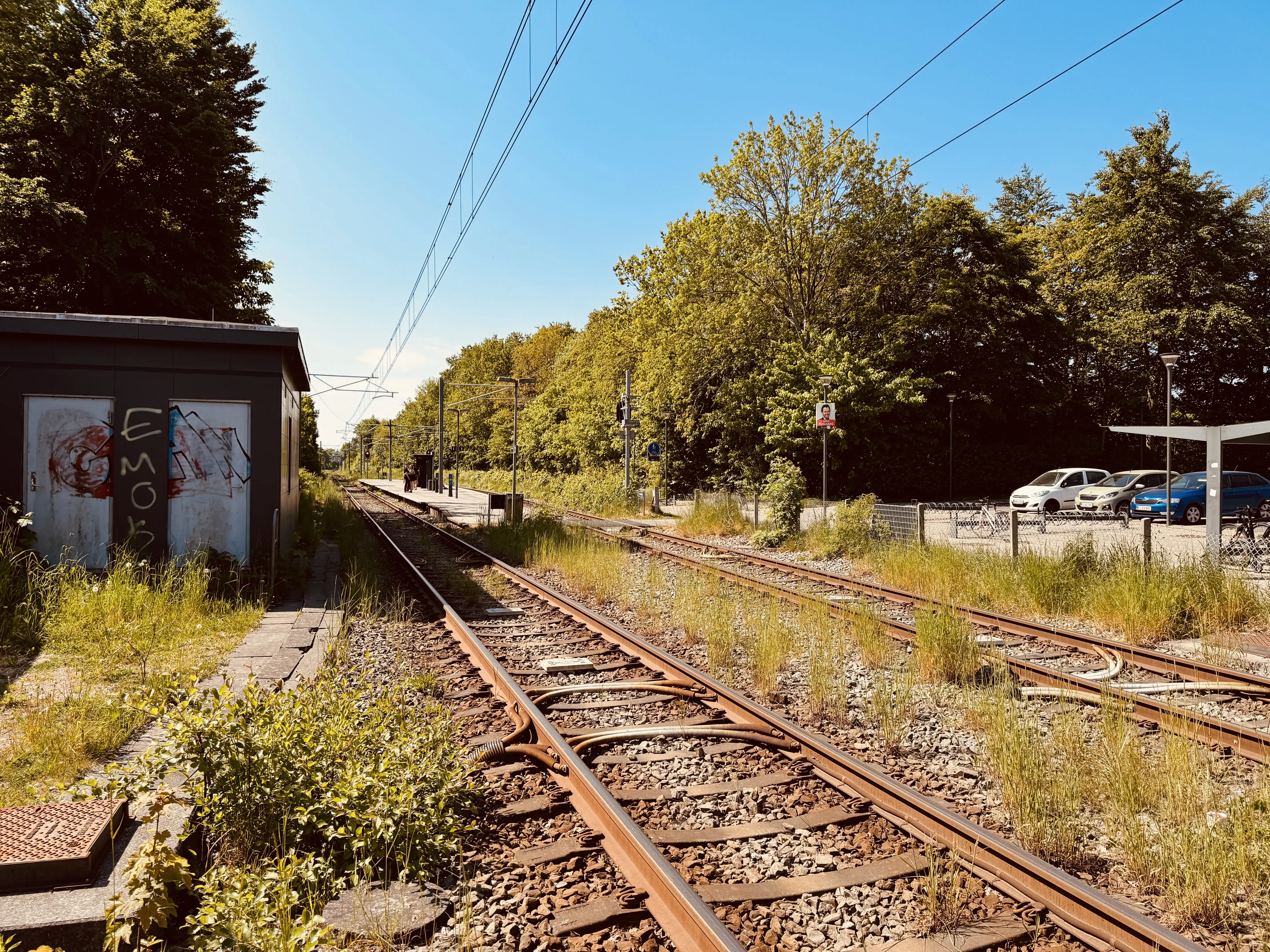 Billede af Skødstrup Billetsalgssted - Billetsalgssted er nedrevet, men Skødstrup Billetsalgssted har ligget her.