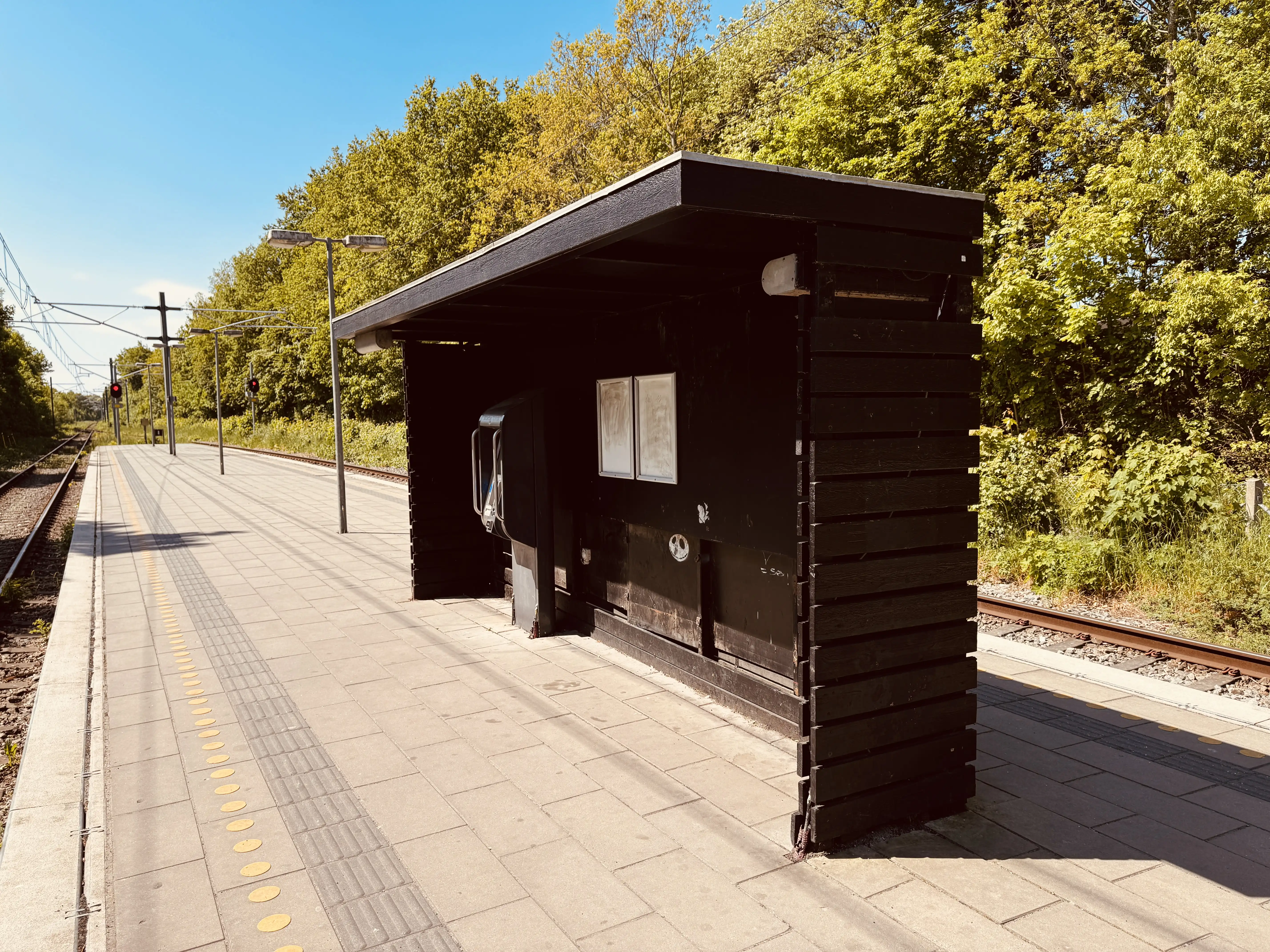 Billede af Skødstrup Billetsalgssted.