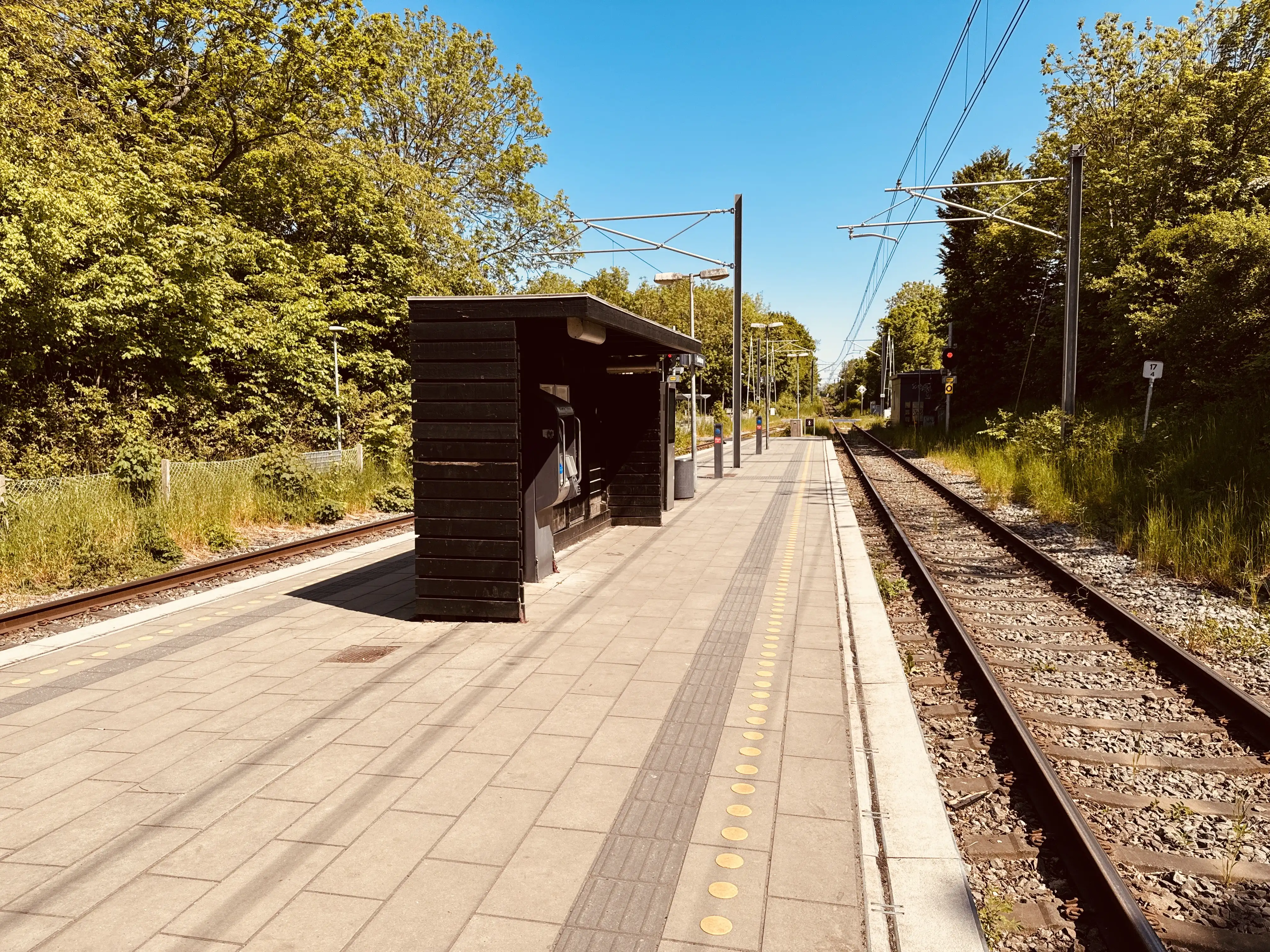 Billede af Skødstrup Letbanestation. Billede af Skødstrup Letbanestation.