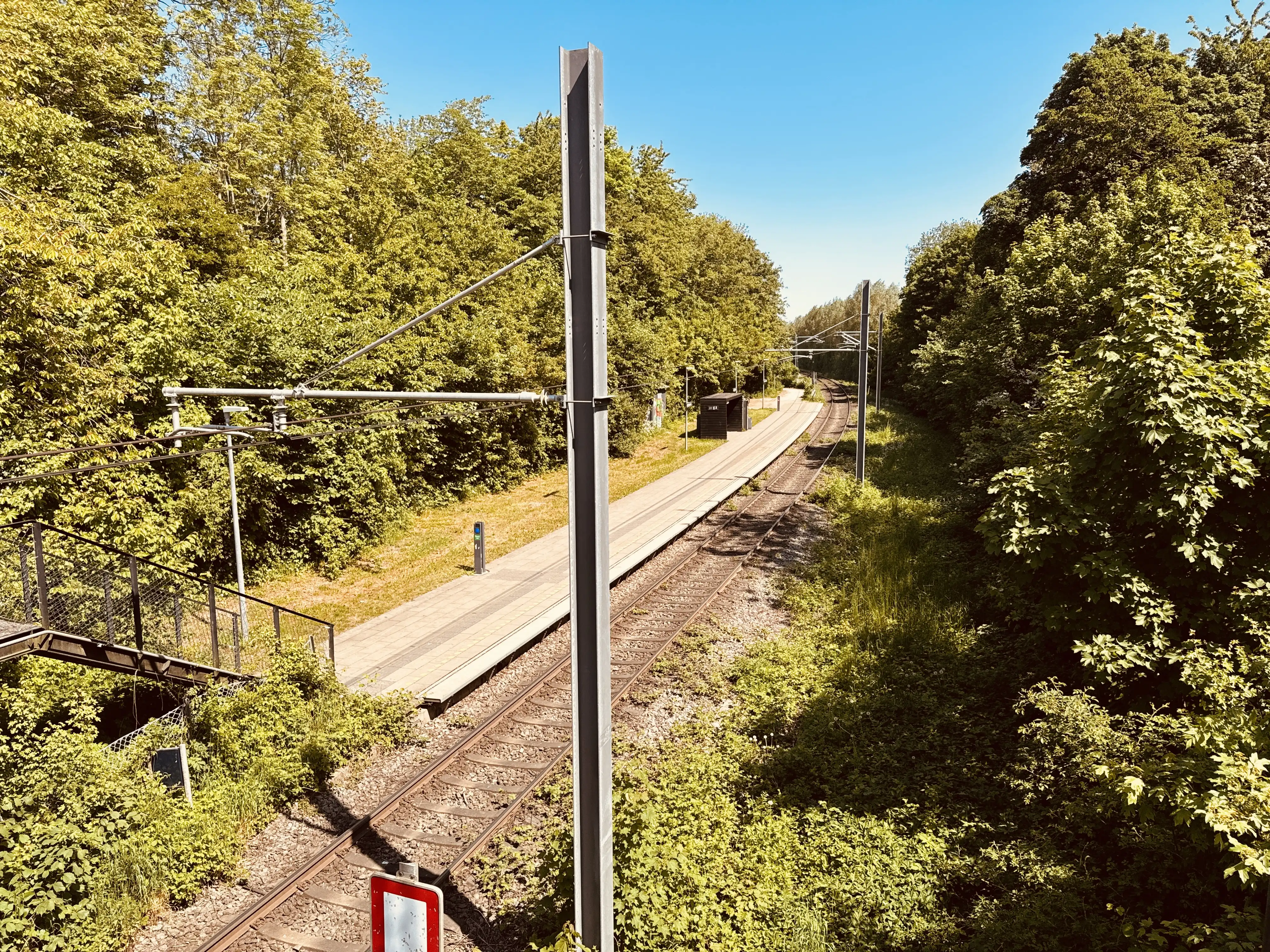 Billede af Hovmarken Letbanestation.